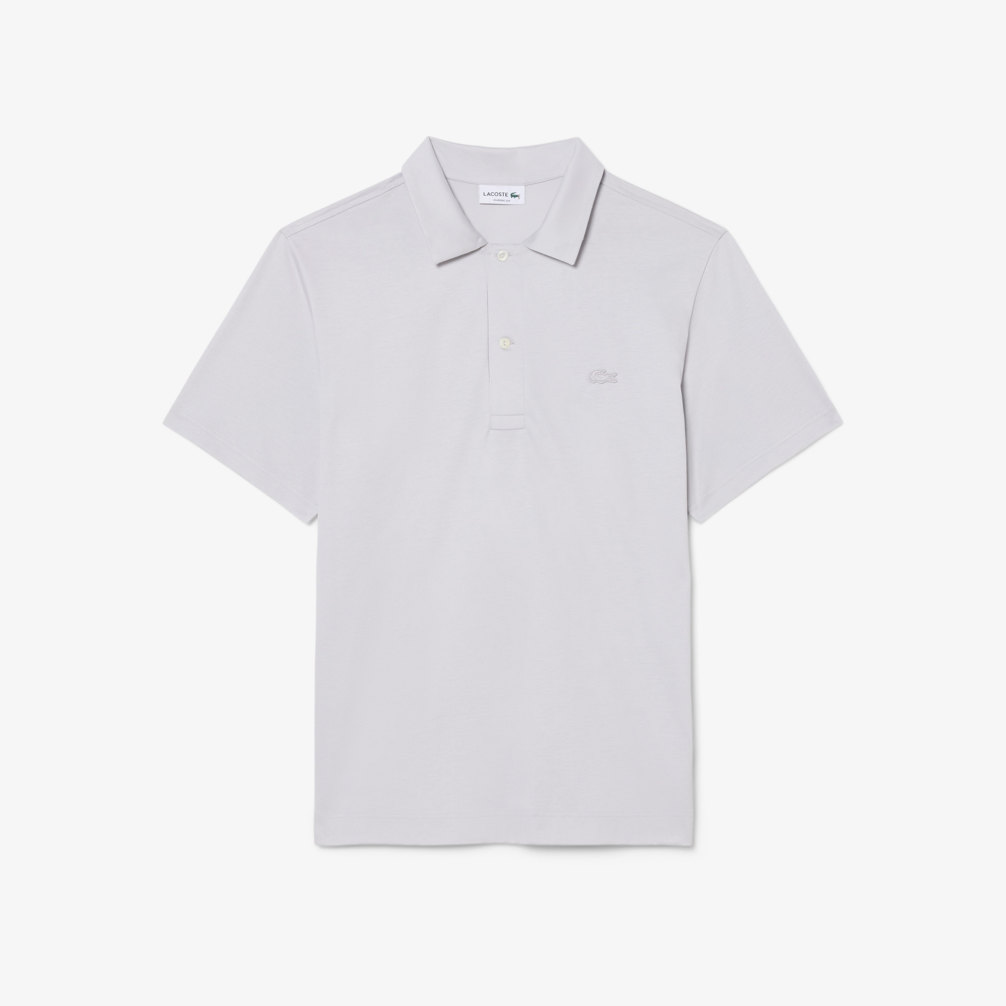 Lacoste Erkek Classic Fit Gri Paris Polo görsel 5