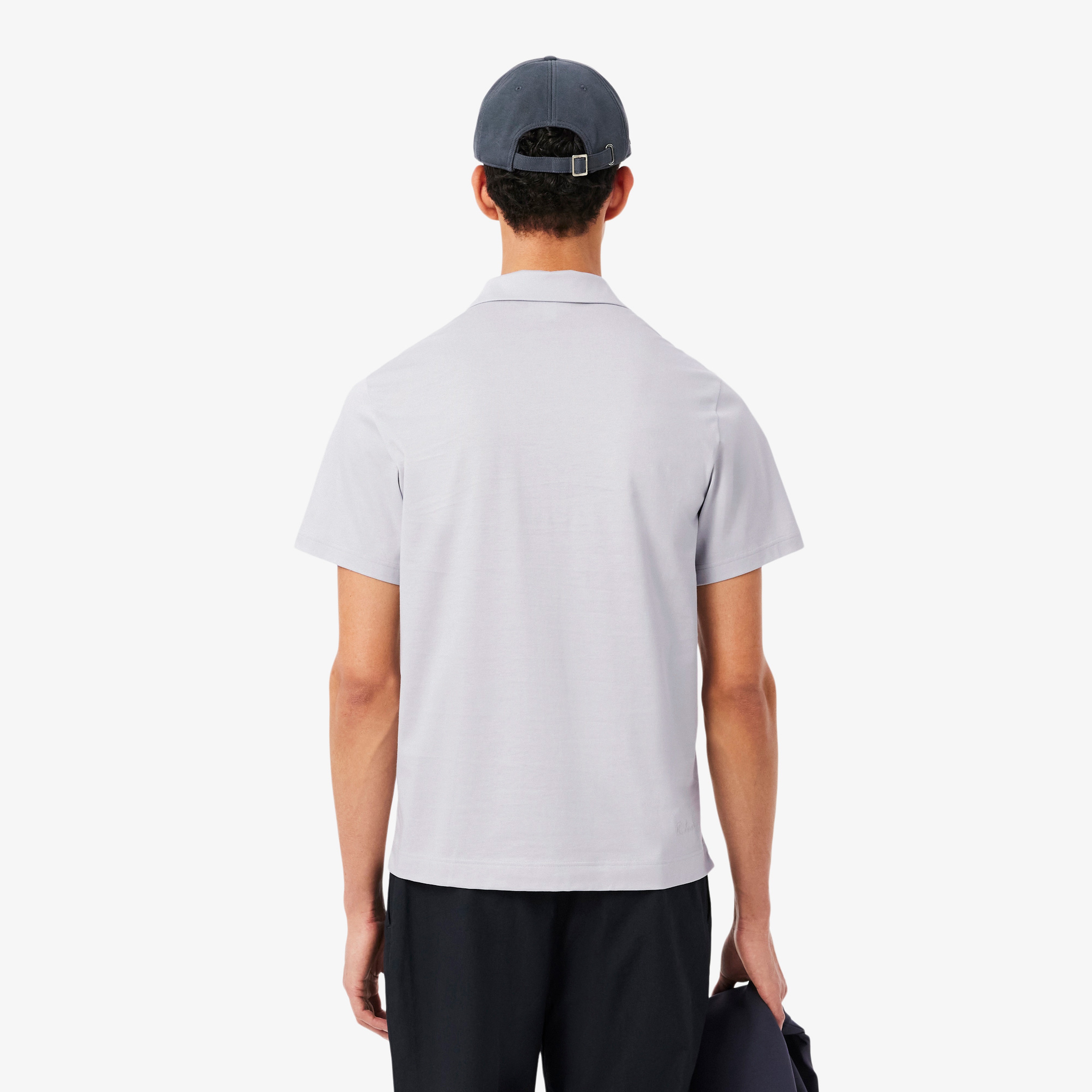 Erkek Classic Fit Gri Polo