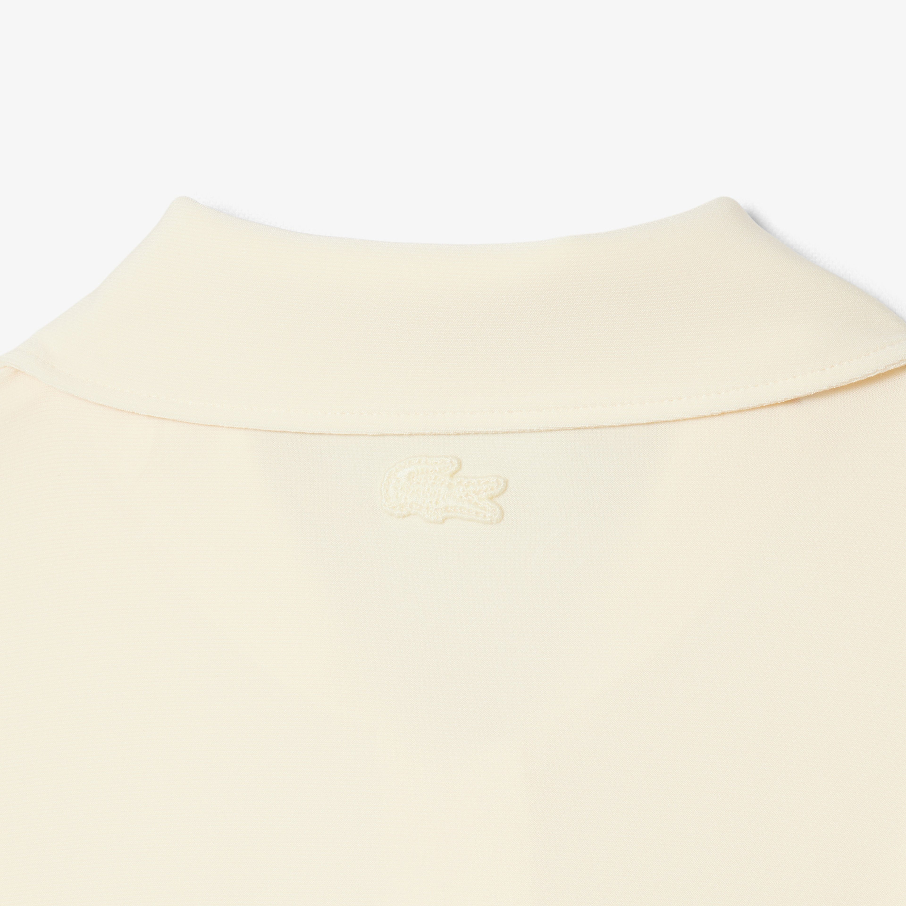 Kadın Slim Fit Sarı Polo