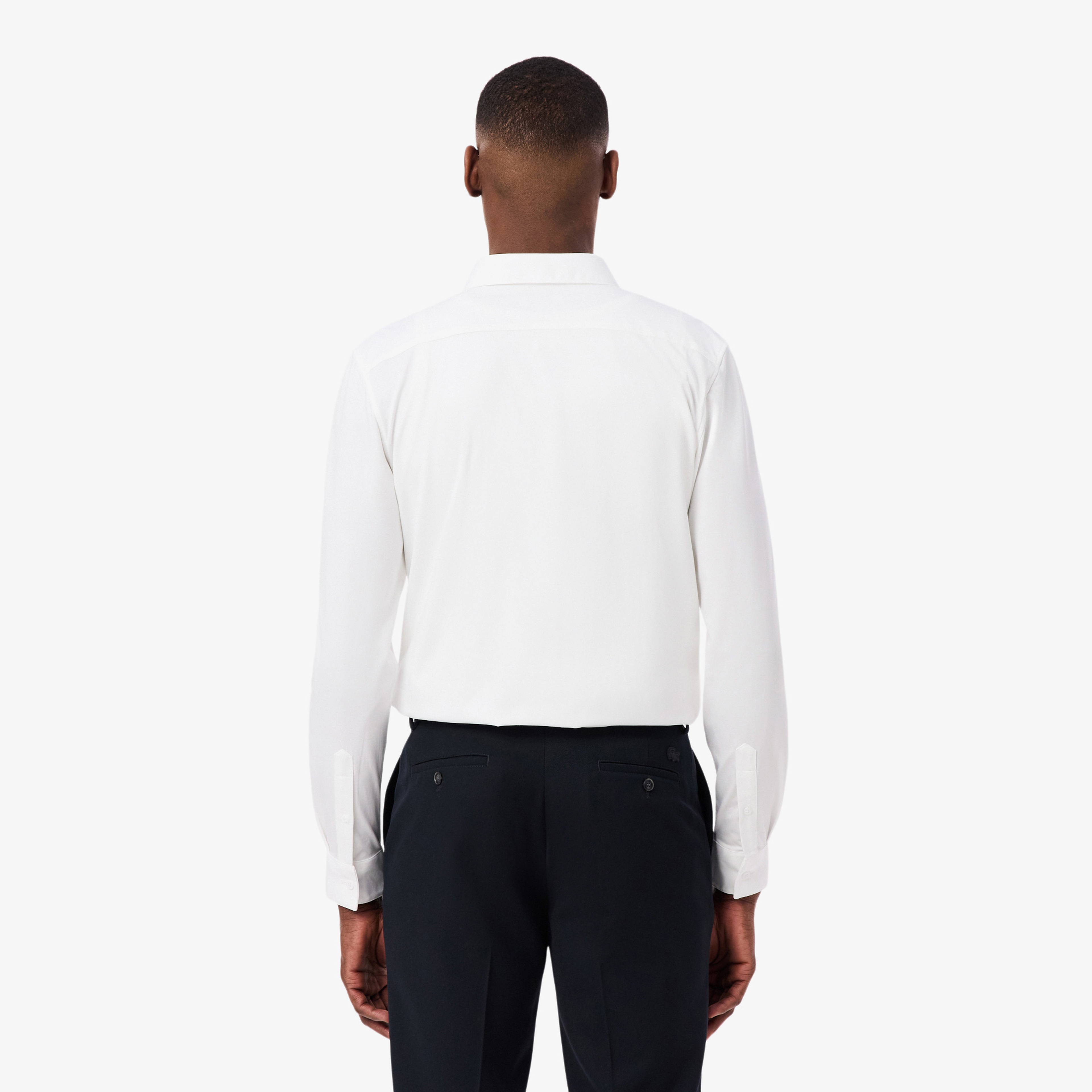 Erkek Slim Fit Beyaz Gömlek