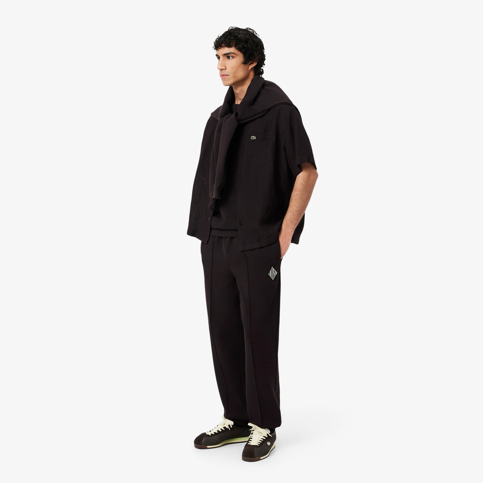 Lacoste Erkek Regular Fit Kahverengi Eşofman Altı görsel 4
