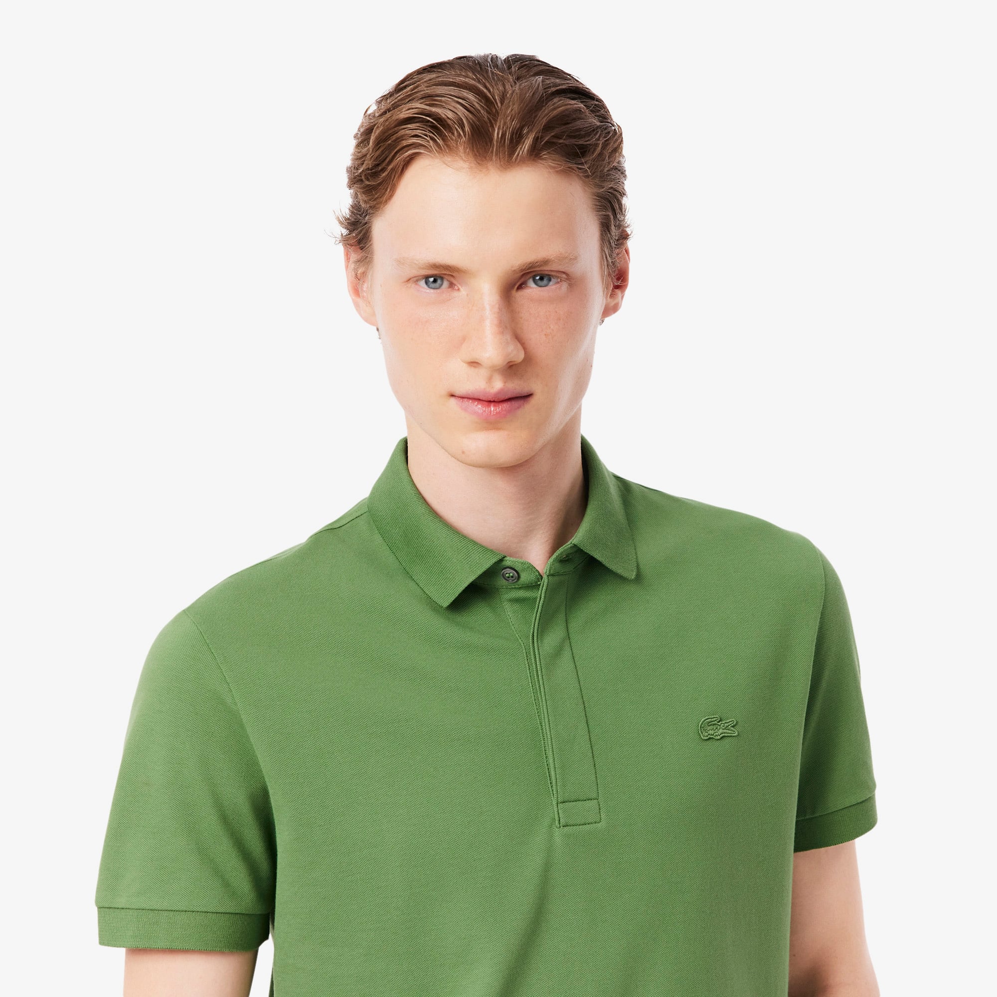Lacoste Erkek Regular Fit Yeşil Paris Polo görsel 2