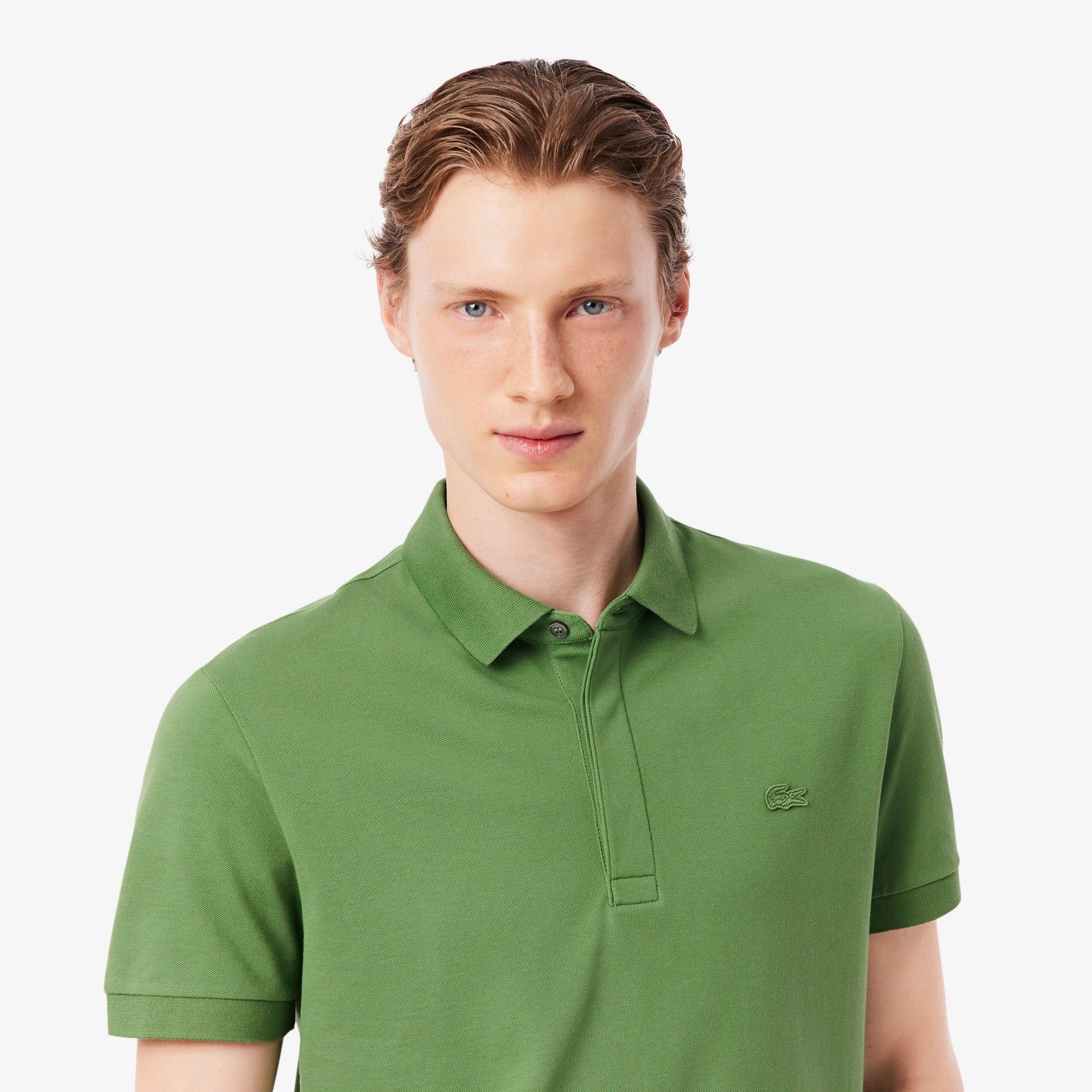 Erkek Regular Fit Haki Polo
