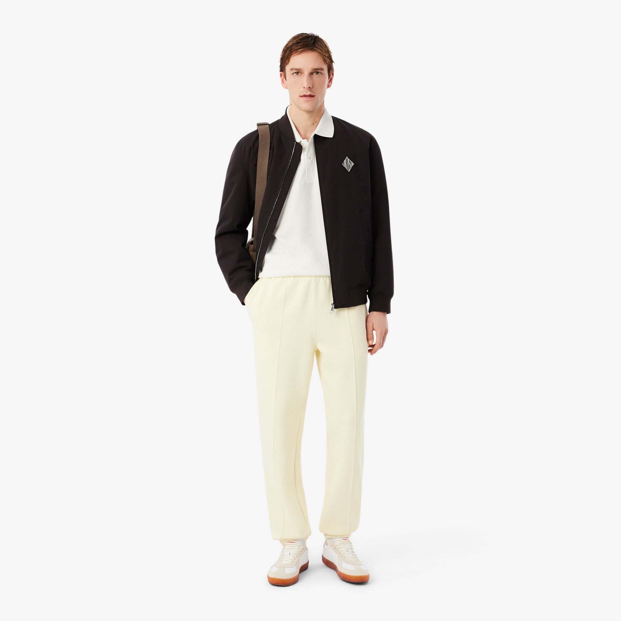 Erkek Classic Fit Beyaz Polo