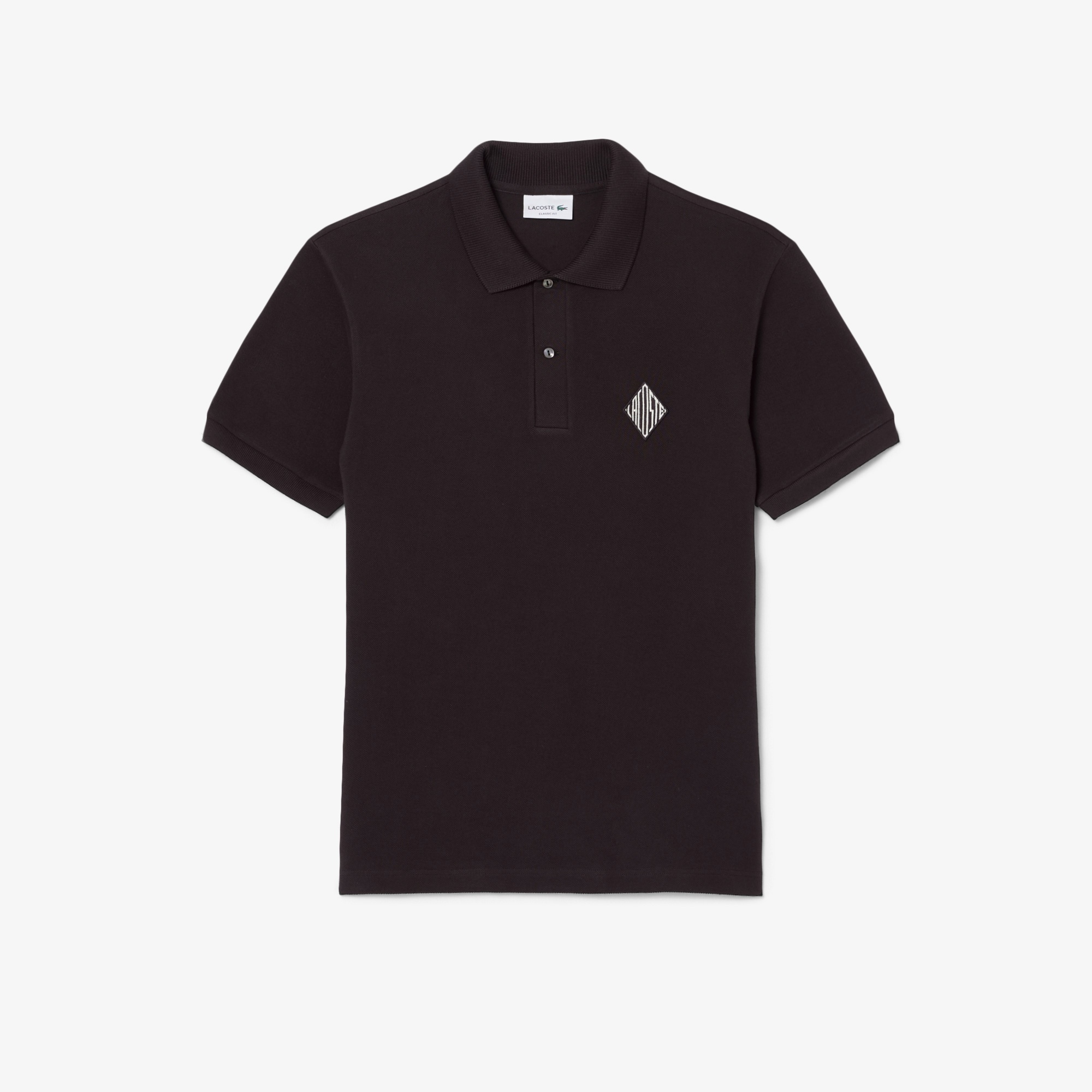 Erkek Classic Fit Koyu Kahverengi Polo