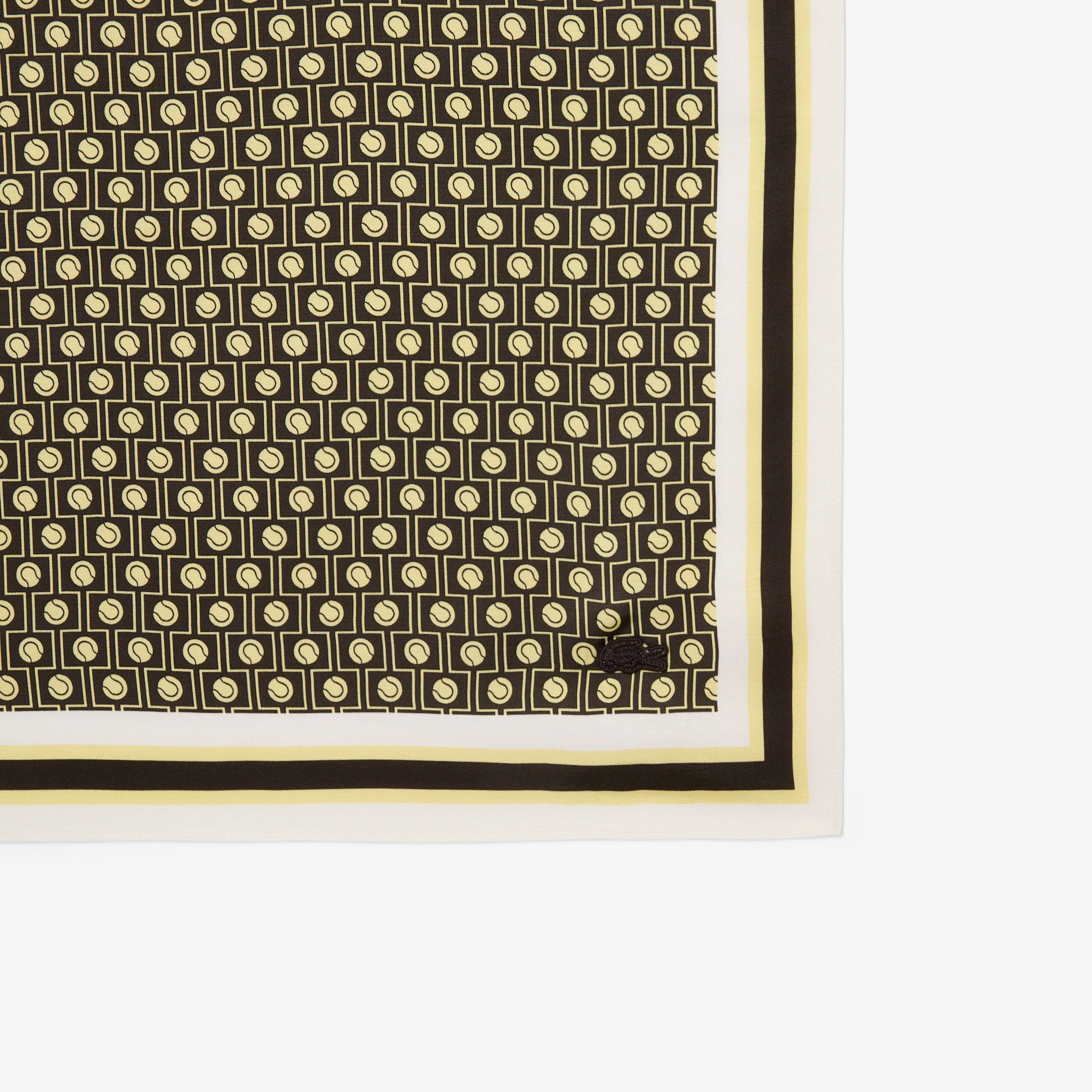 Kadın Desenli Kahverengi Fular