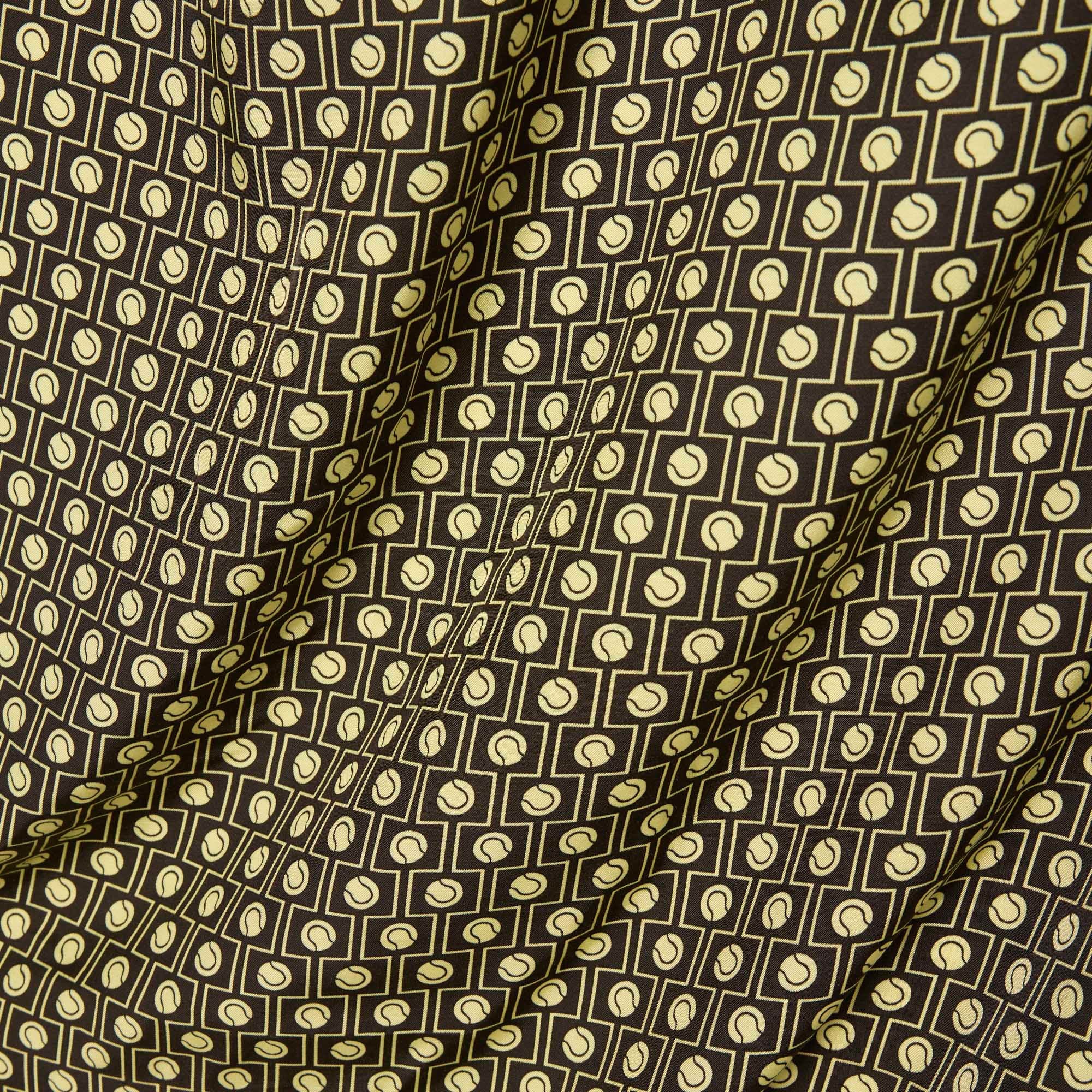 Kadın Desenli Kahverengi Fular