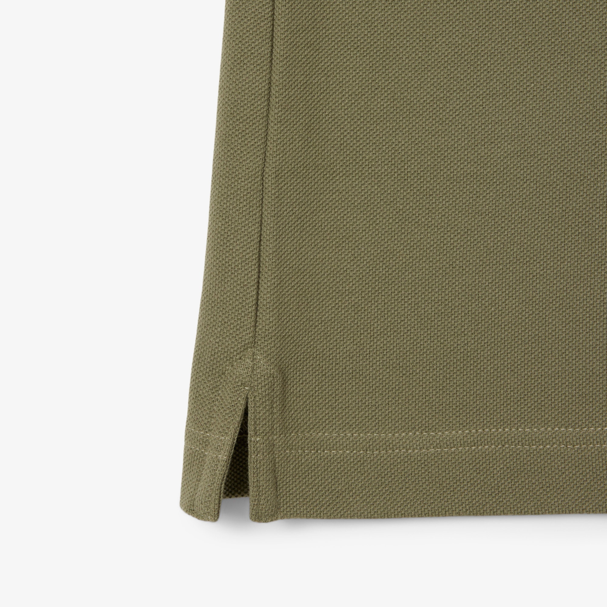 L.12.12 Erkek Slim Fit Haki Polo