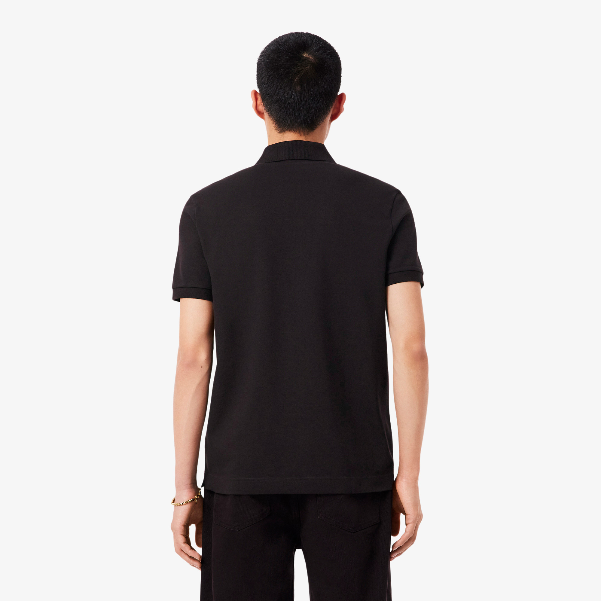 Lacoste Erkek Regular Fit Koyu Kahverengi Paris Polo görsel 3