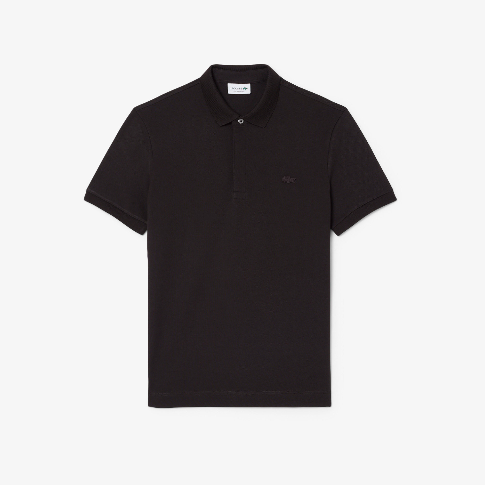 Lacoste Erkek Regular Fit Koyu Kahverengi Paris Polo görsel 5