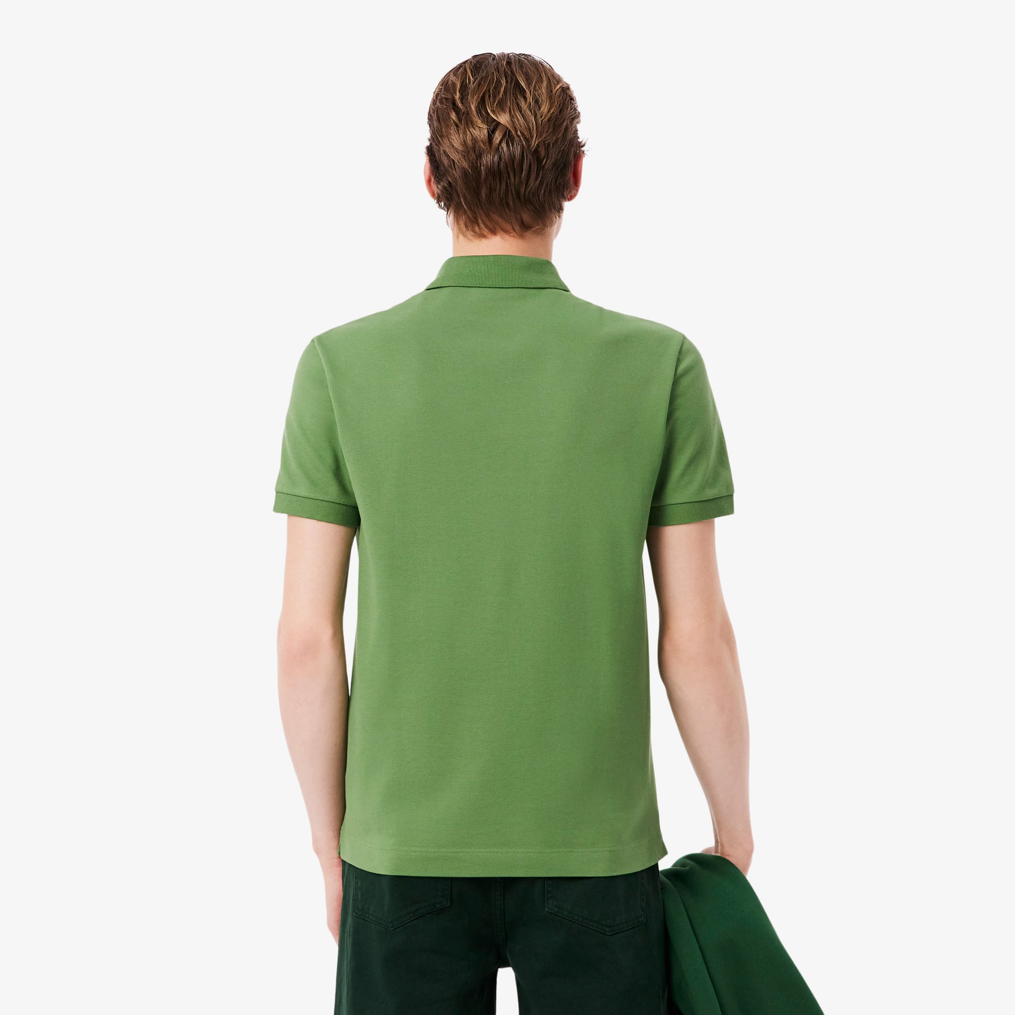 Lacoste Erkek Regular Fit Yeşil Paris Polo görsel 3