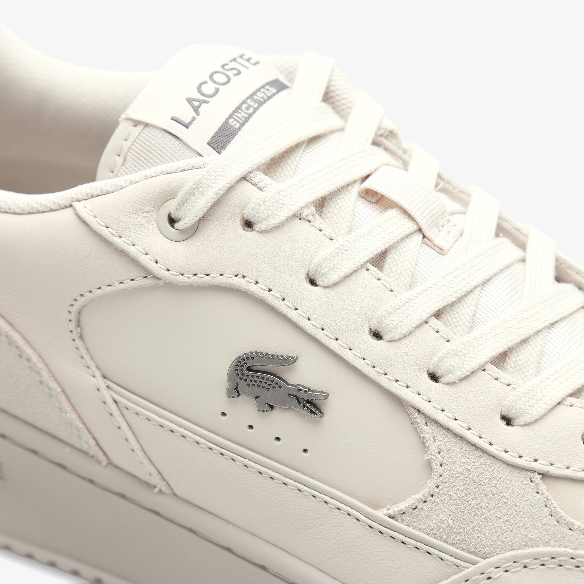 Lacoste L001 Ace Erkek Gri Sneaker görsel 6