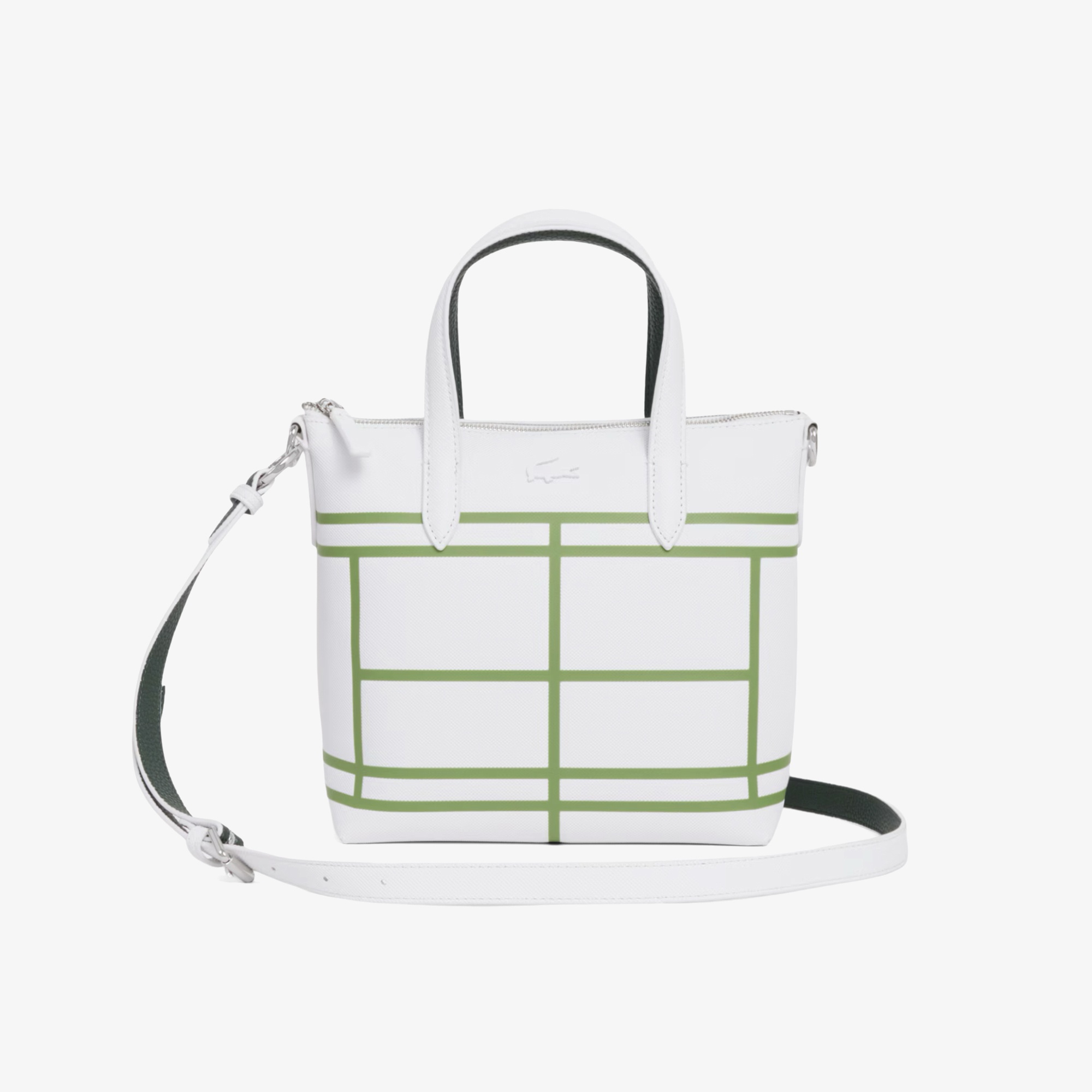 Mini Anna Kadın Desenli Beyaz Postacı Çantası