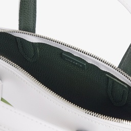 Mini Anna Kadın Desenli Beyaz Postacı Çantası Beyaz