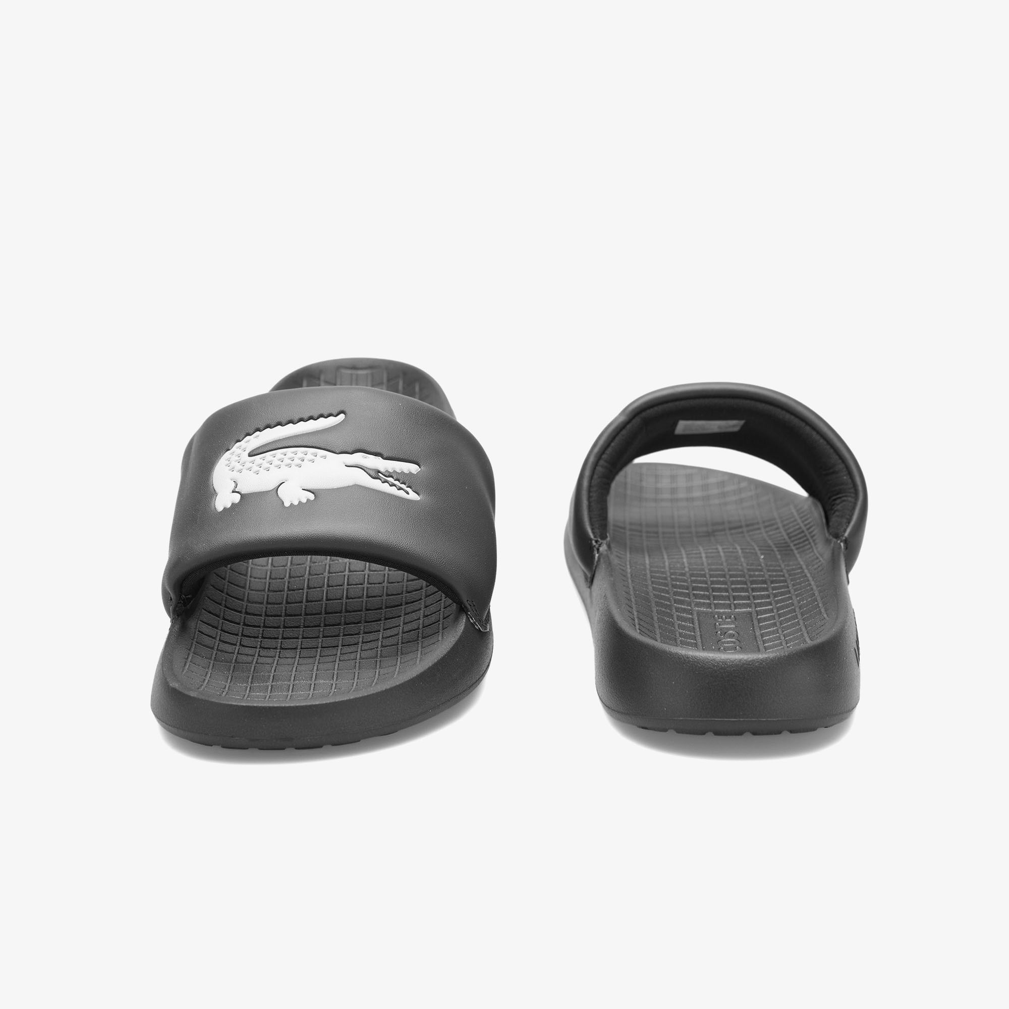 Lacoste Siyah Lacoste Serve Slide Erkek Terlik