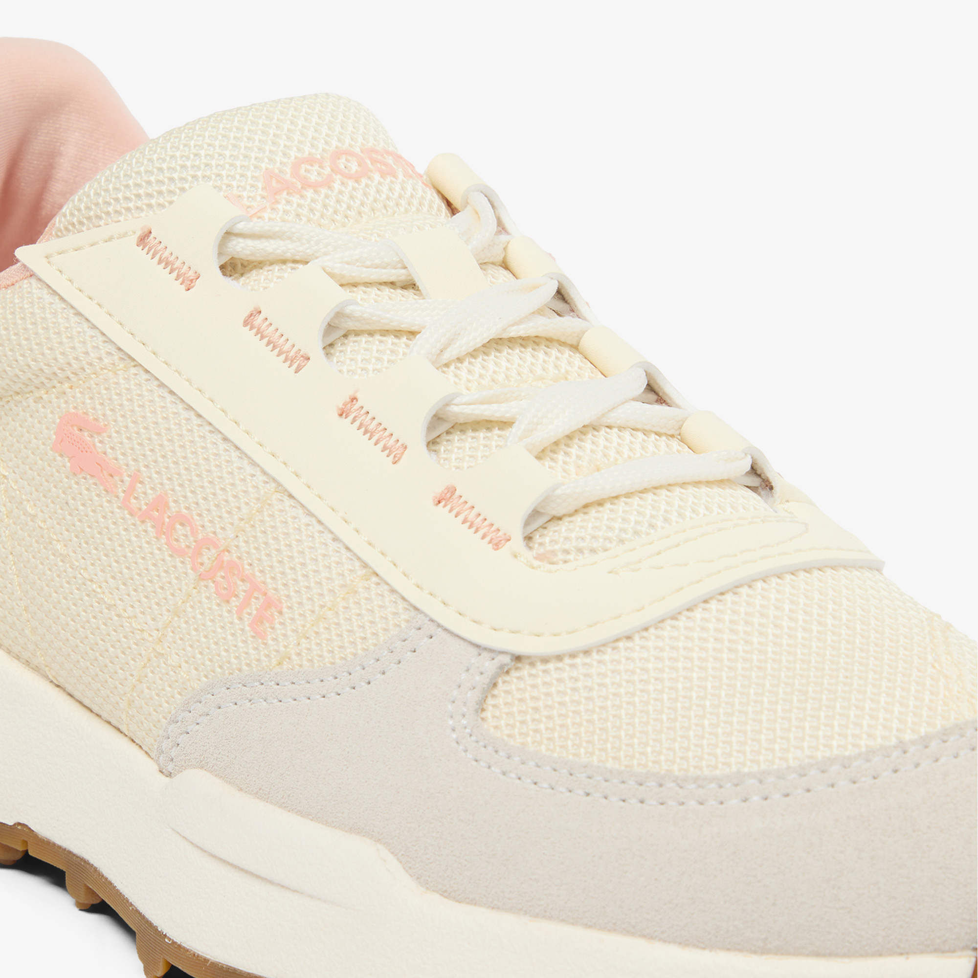 Lacoste Elite Active Evo Kadın Krem Sneaker görsel 6