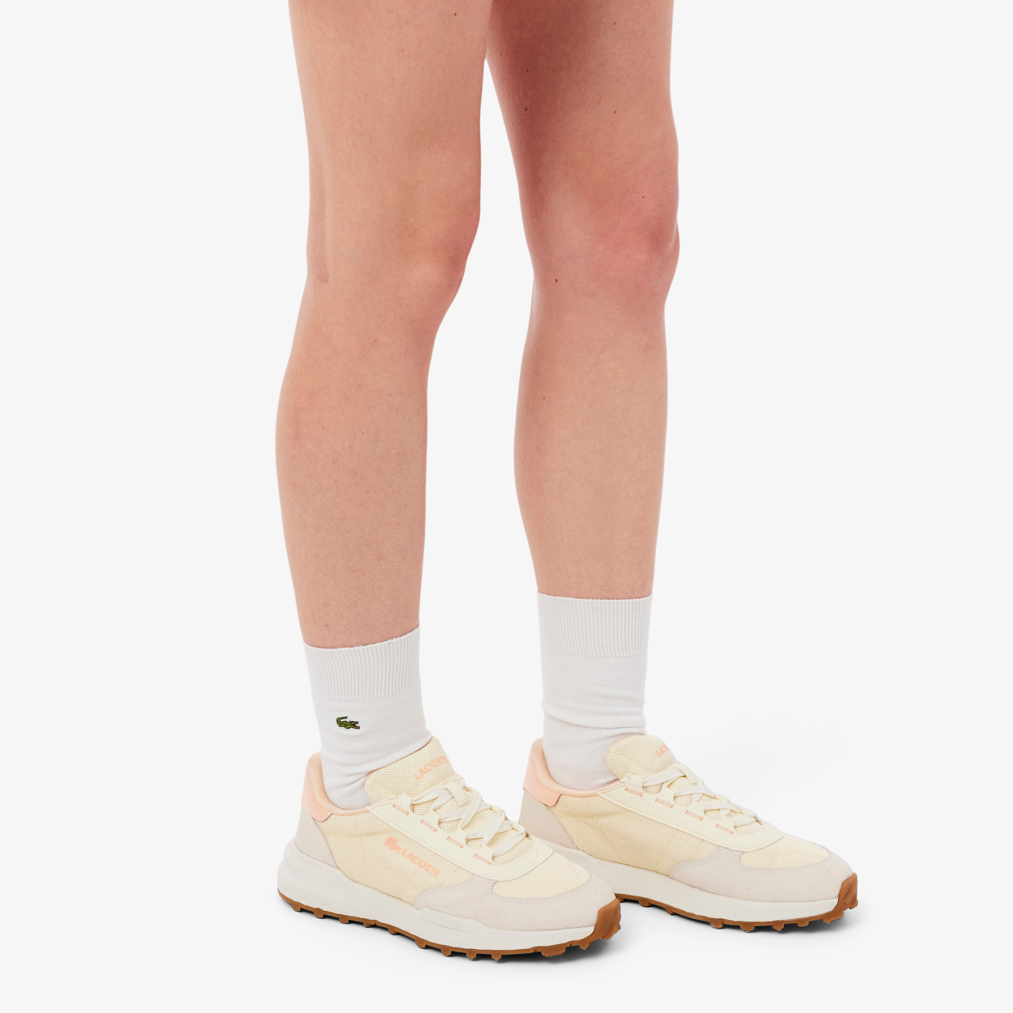 Lacoste Elite Active Evo Kadın Krem Sneaker görsel 8