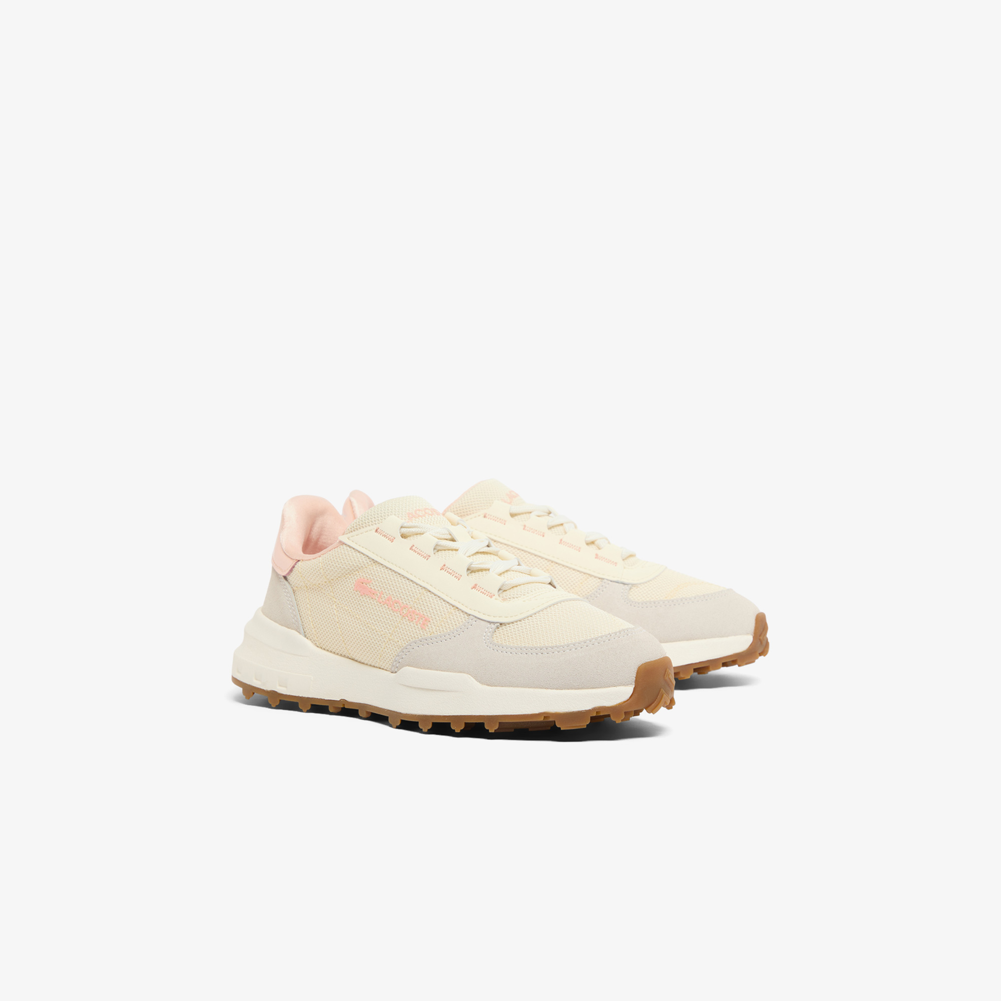 Lacoste Elite Active Evo Kadın Krem Sneaker görsel 2