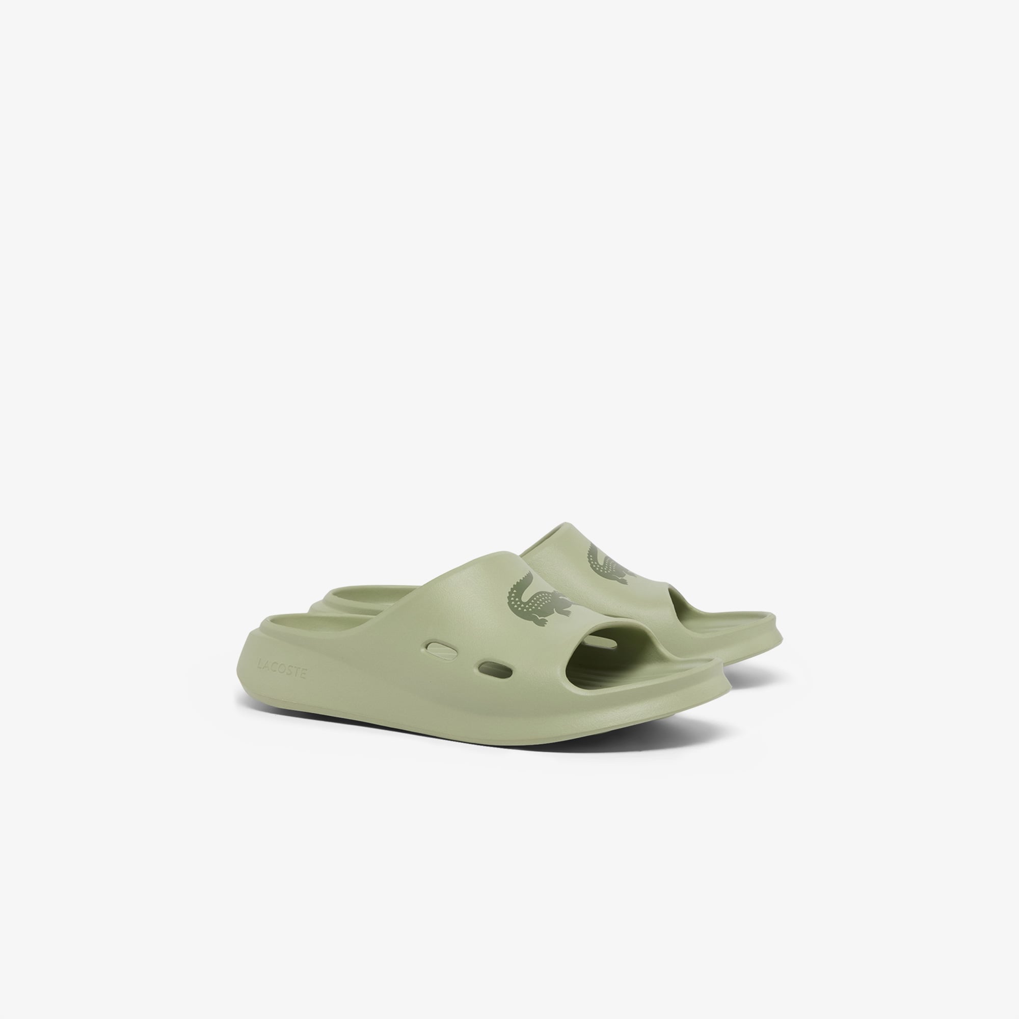 Lacoste Meduz Slide Erkek Haki Terlik görsel 2