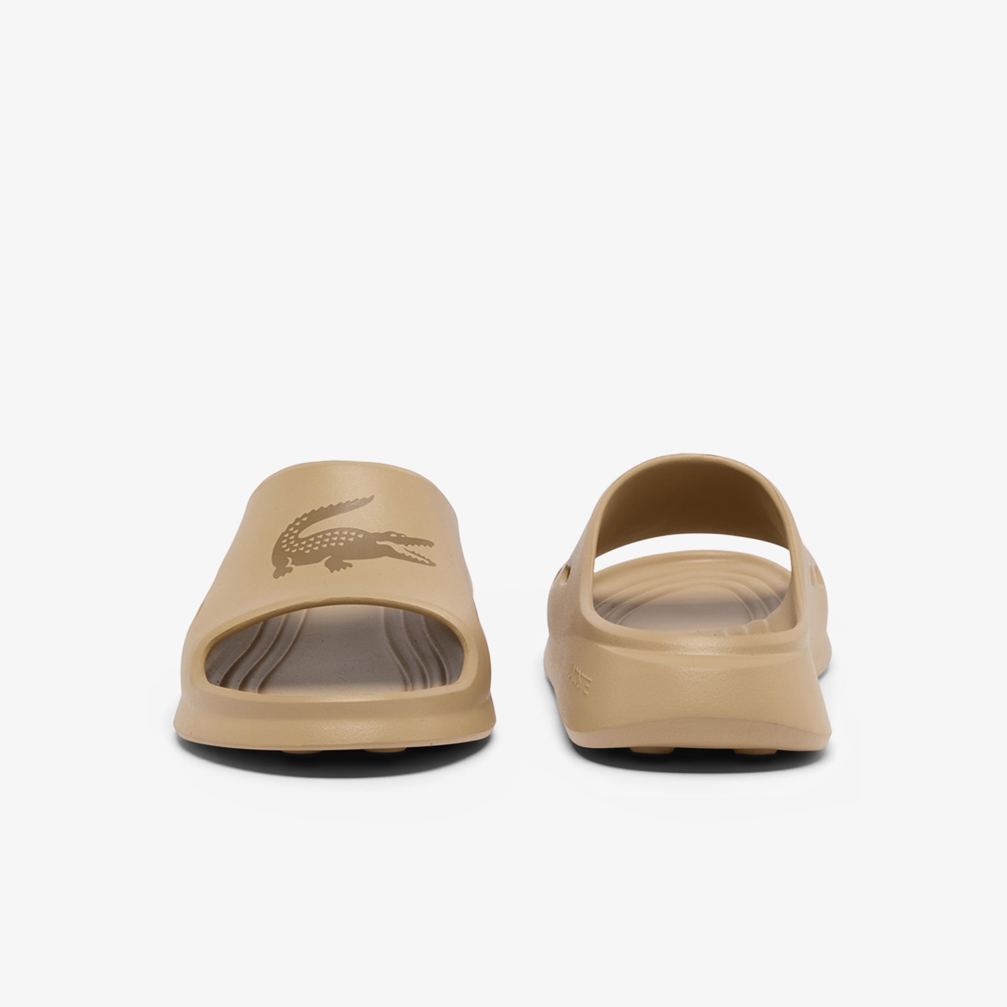 Lacoste Meduz Slide Erkek Bej Terlik görsel 5