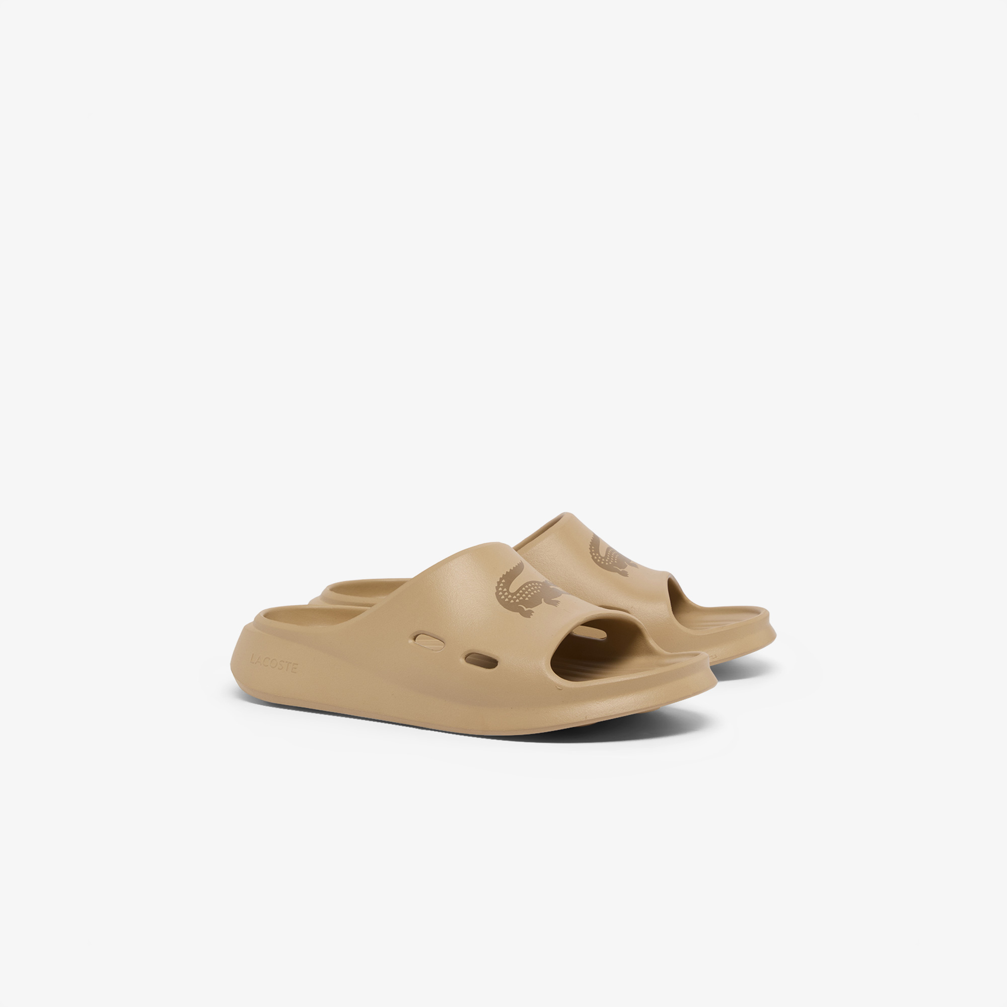 Lacoste Meduz Slide Erkek Bej Terlik görsel 2