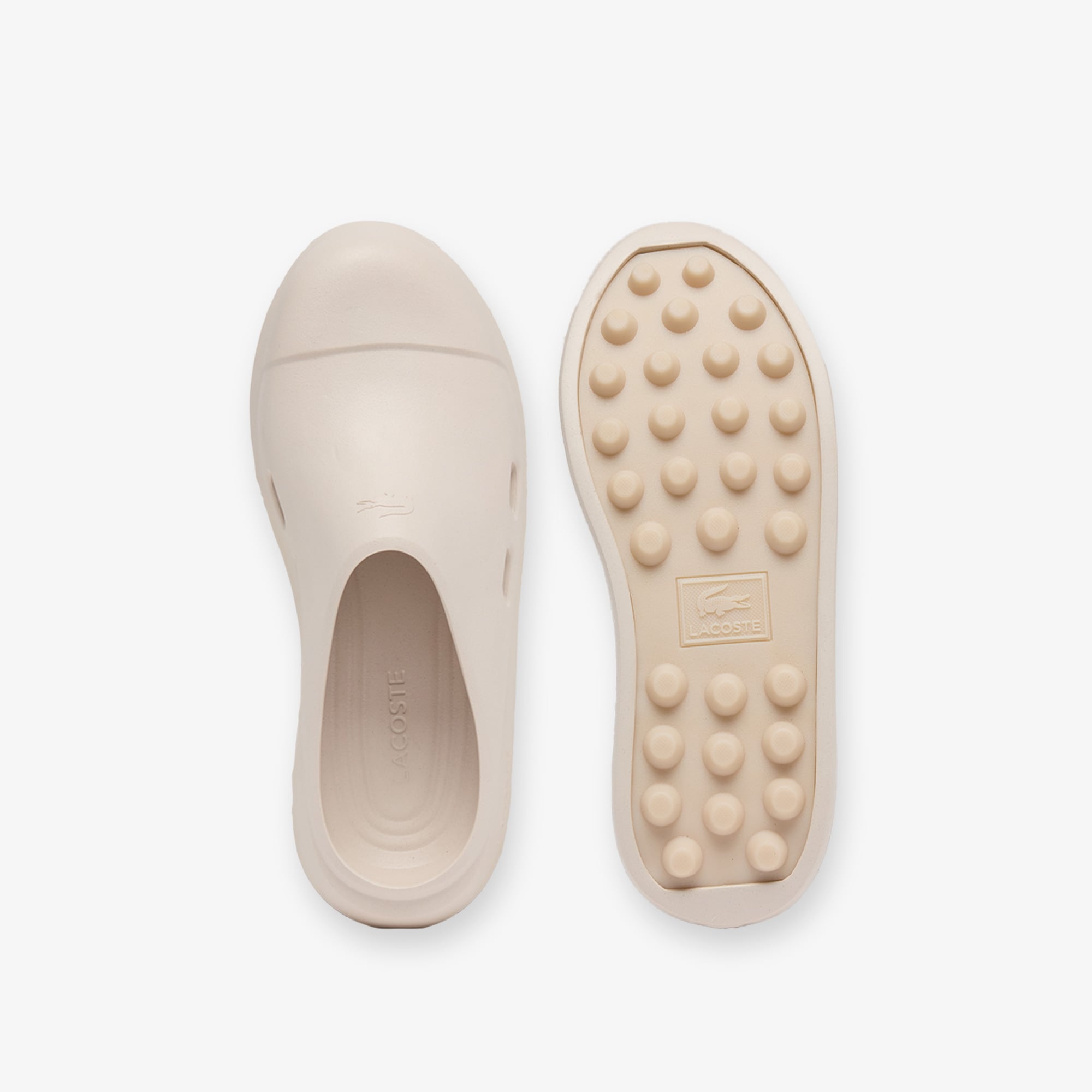 Lacoste Meduz Clog Erkek Krem Terlik görsel 4