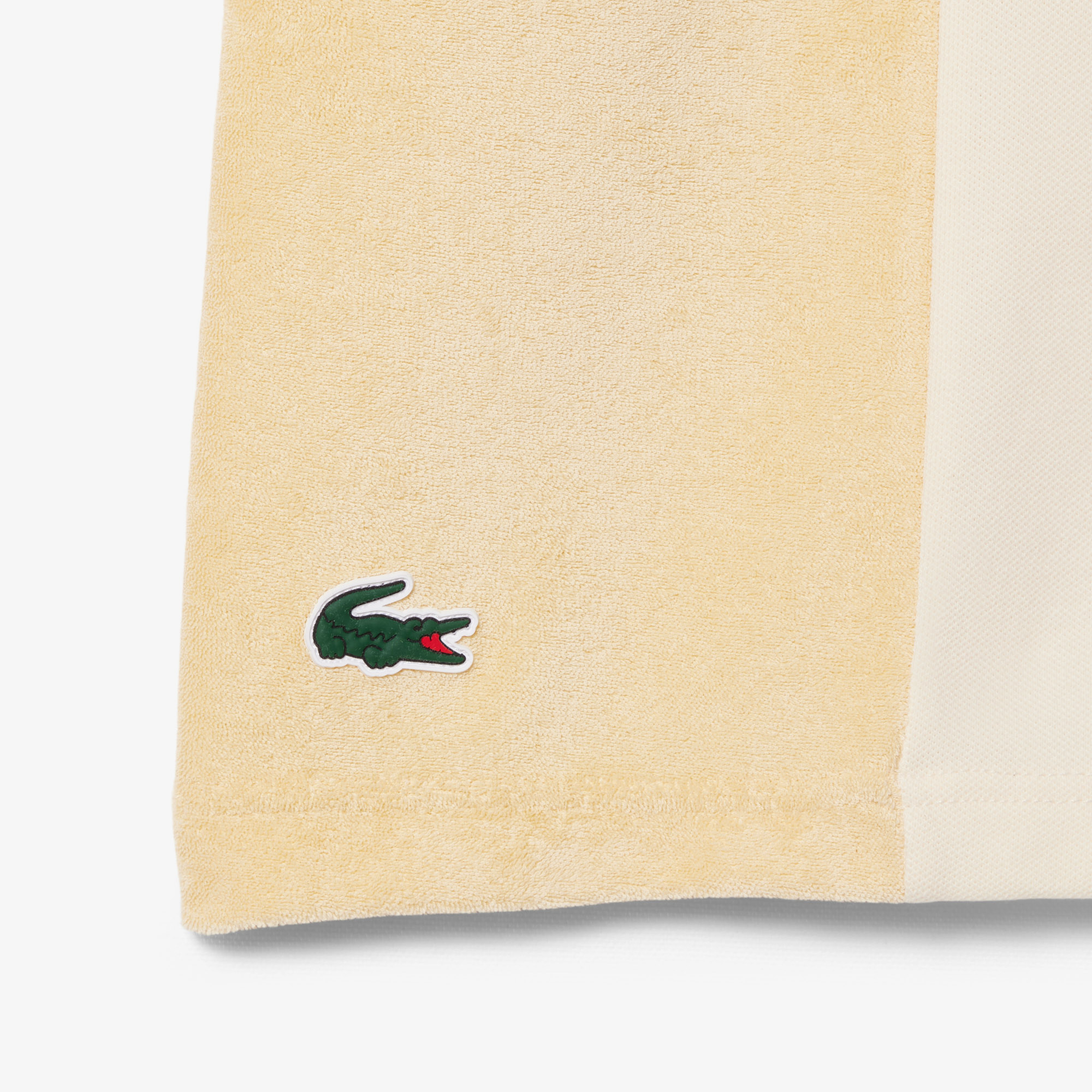 Lacoste Erkek Relaxed Fit Polo Yaka Renk Bloklu Bej Polo görsel 7