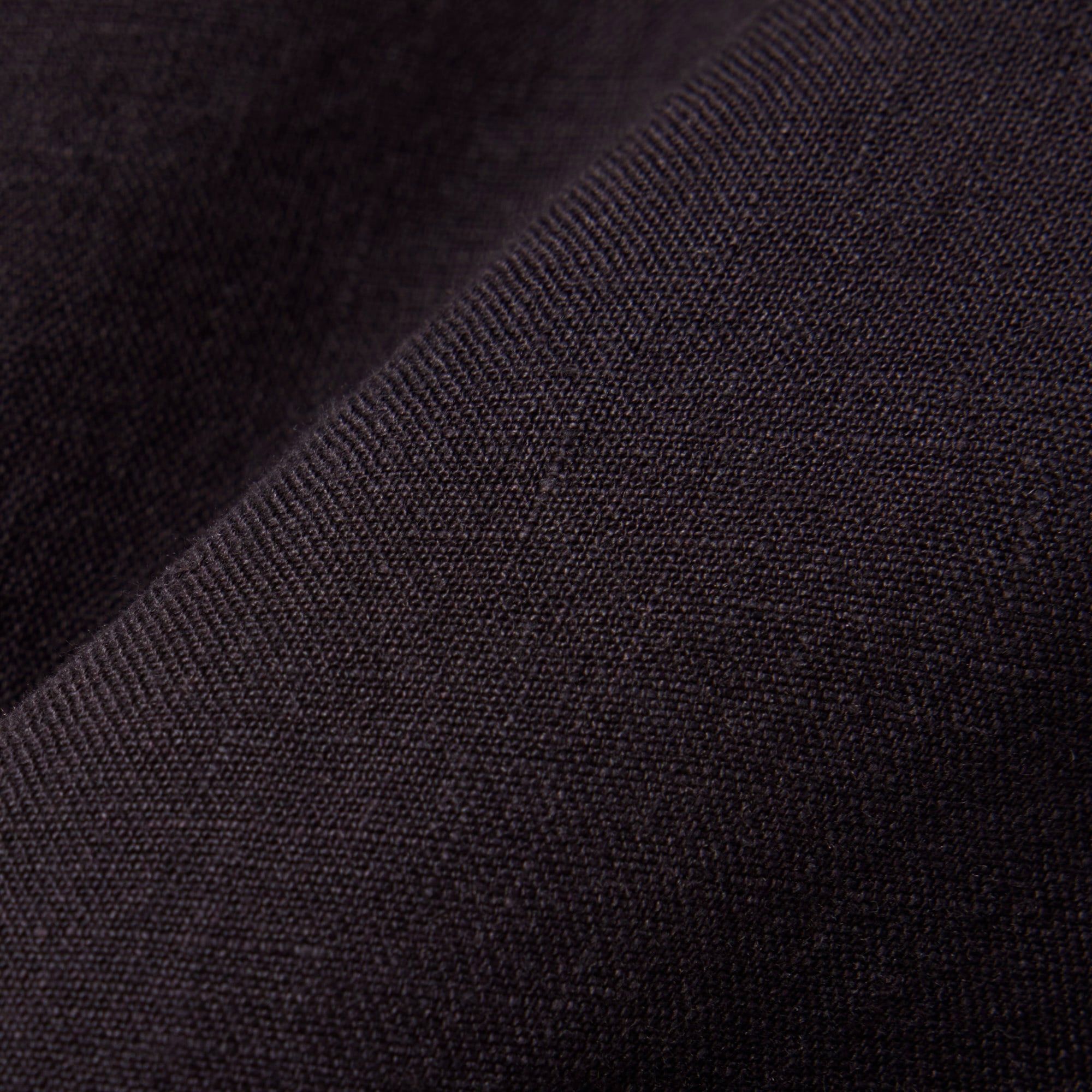 Erkek Regular Fit Kısa Kollu Düğmeli Yaka Keten Kahverengi Gömlek