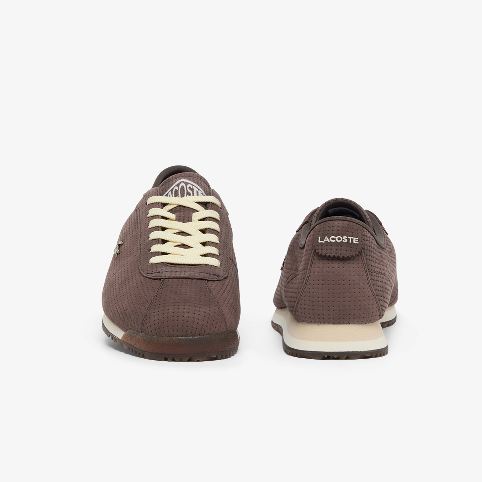 Lacoste Club-Low Erkek Kahverengi Sneaker görsel 5