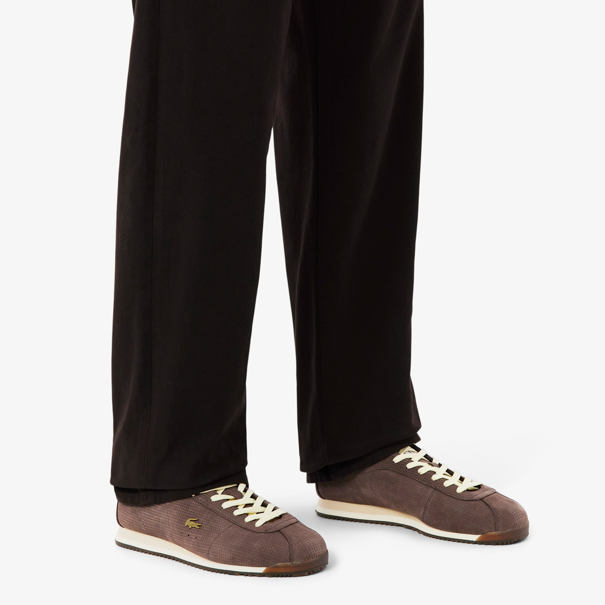 Lacoste Club-Low Erkek Kahverengi Sneaker görsel 8