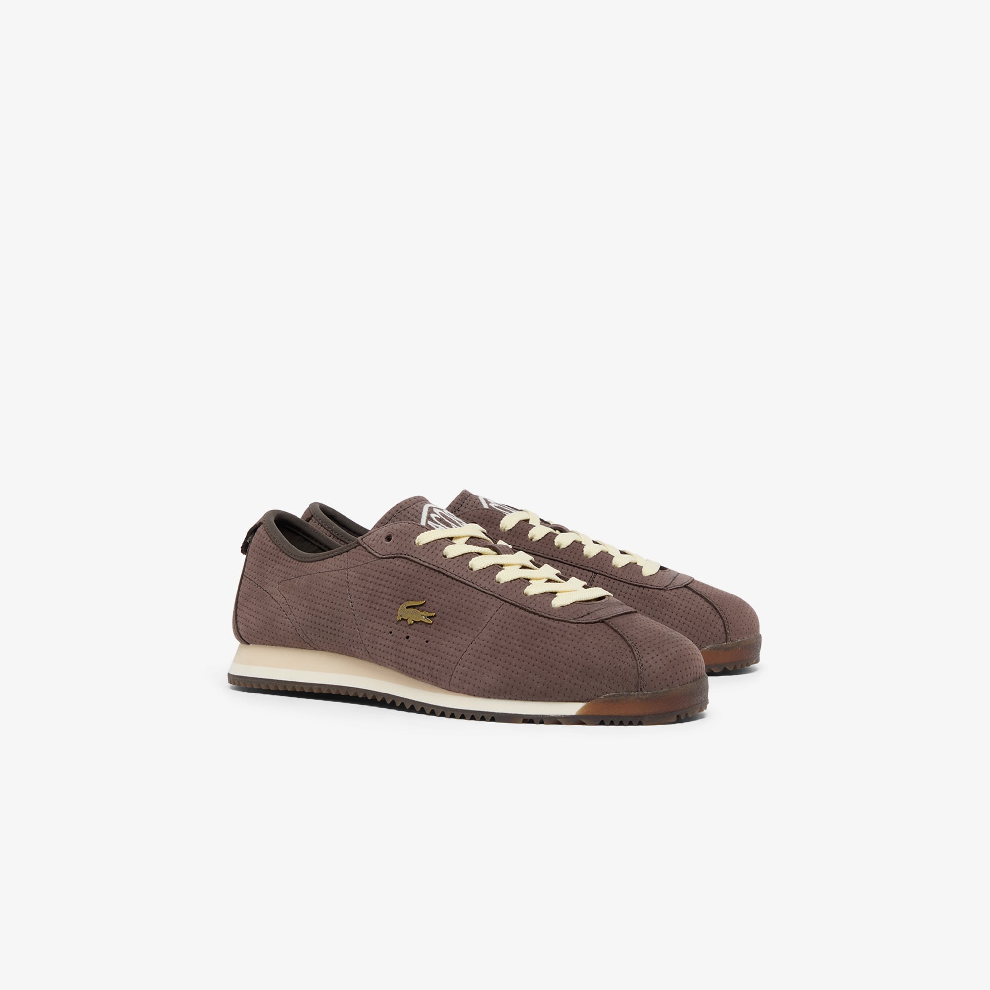 Lacoste Club-Low Erkek Kahverengi Sneaker görsel 2