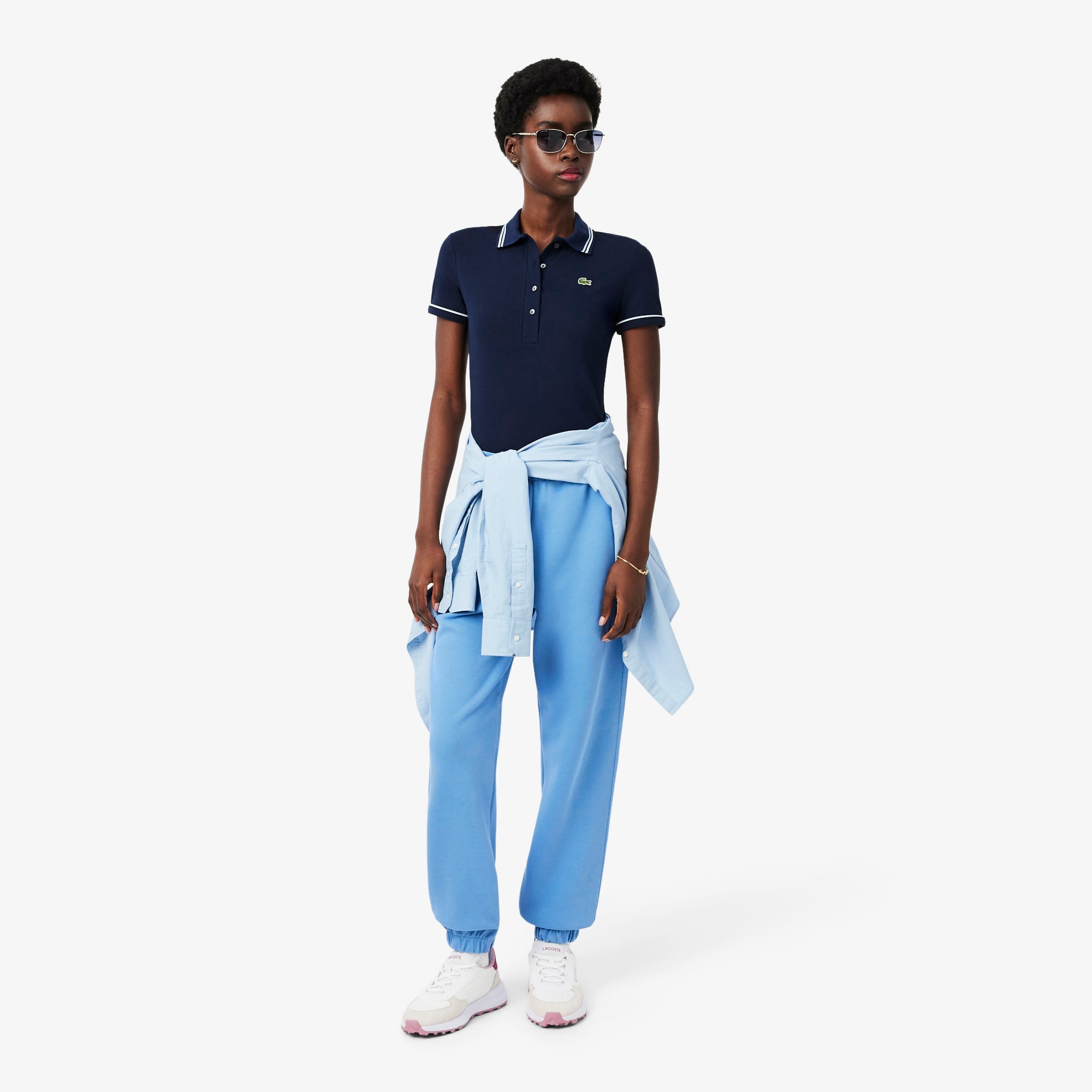 Lacoste Elite Active Evo Kadın Beyaz Sneaker görsel 7