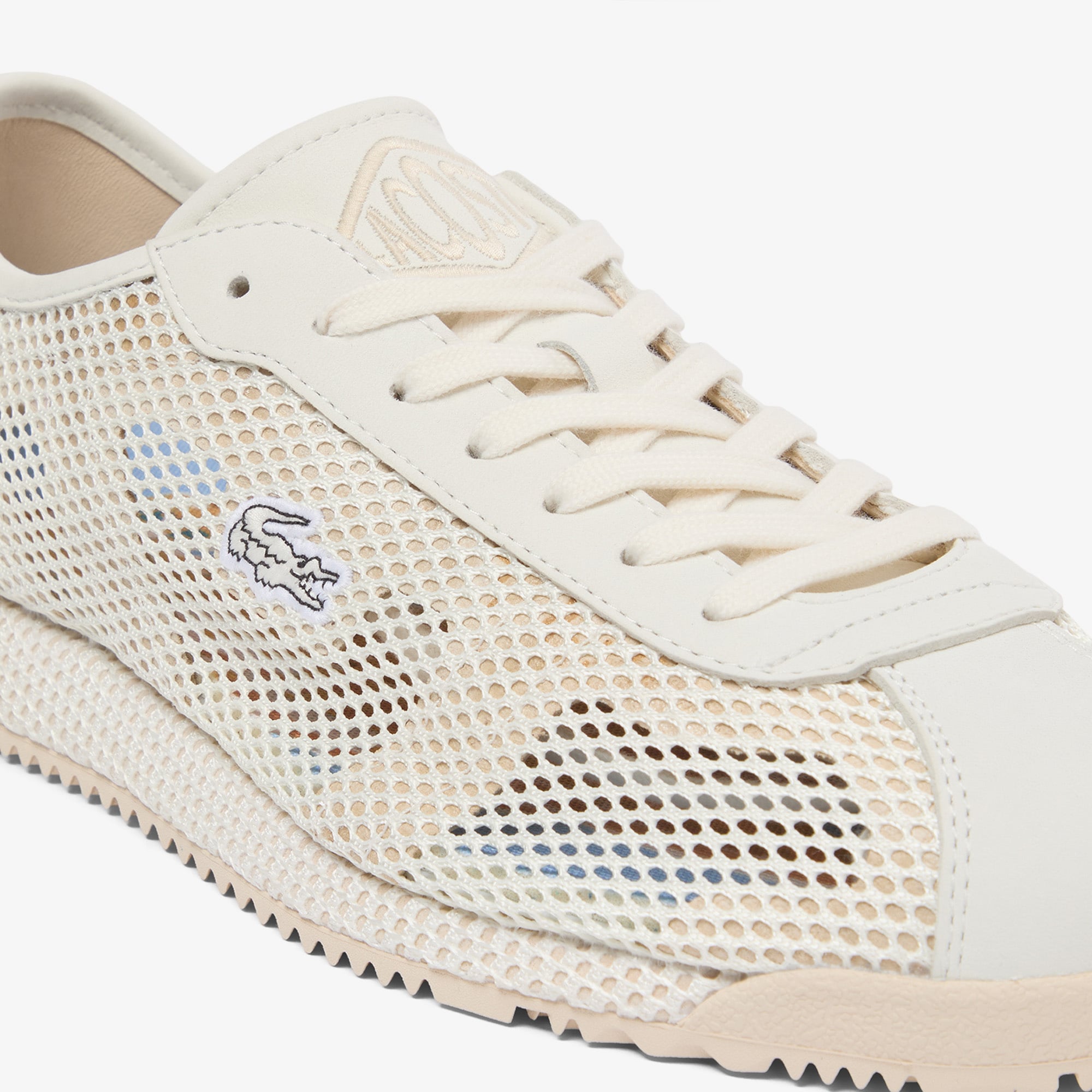 Lacoste Club-Low Erkek Krem Sneaker görsel 6