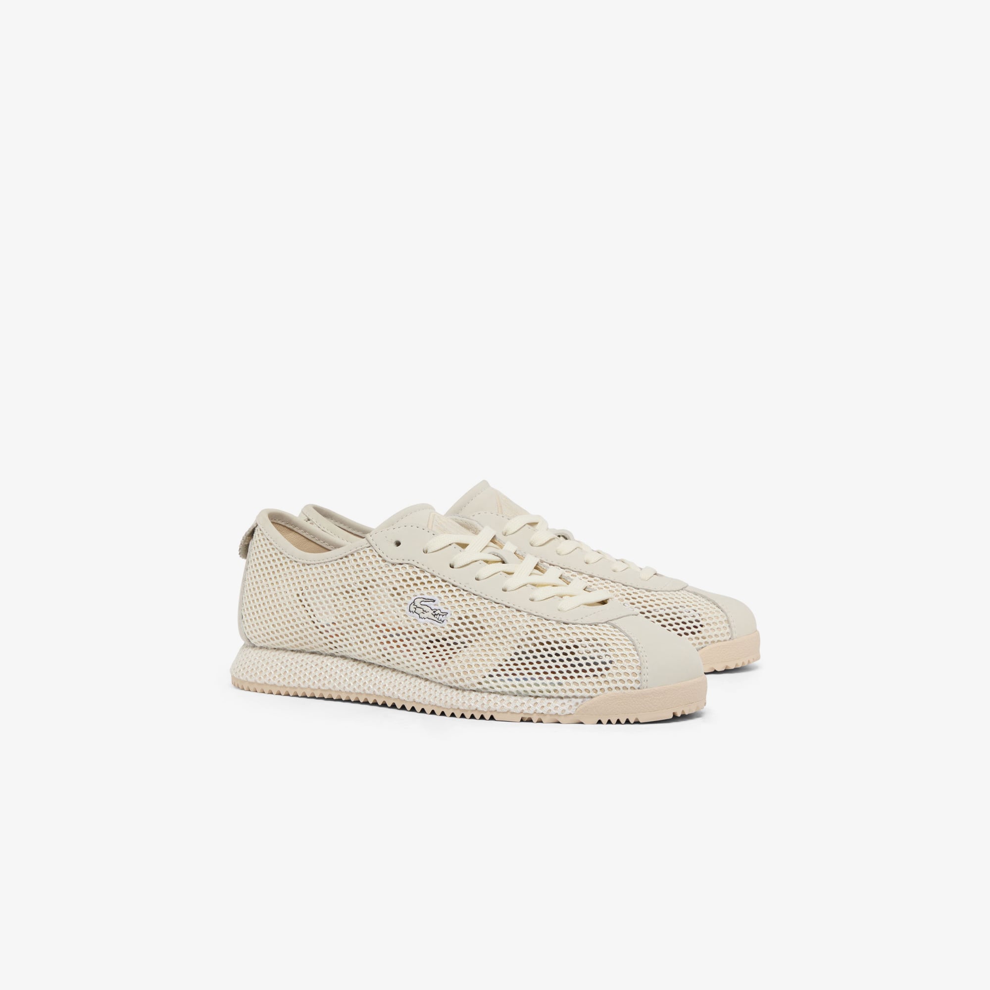 Lacoste Club-Low Erkek Krem Sneaker görsel 2