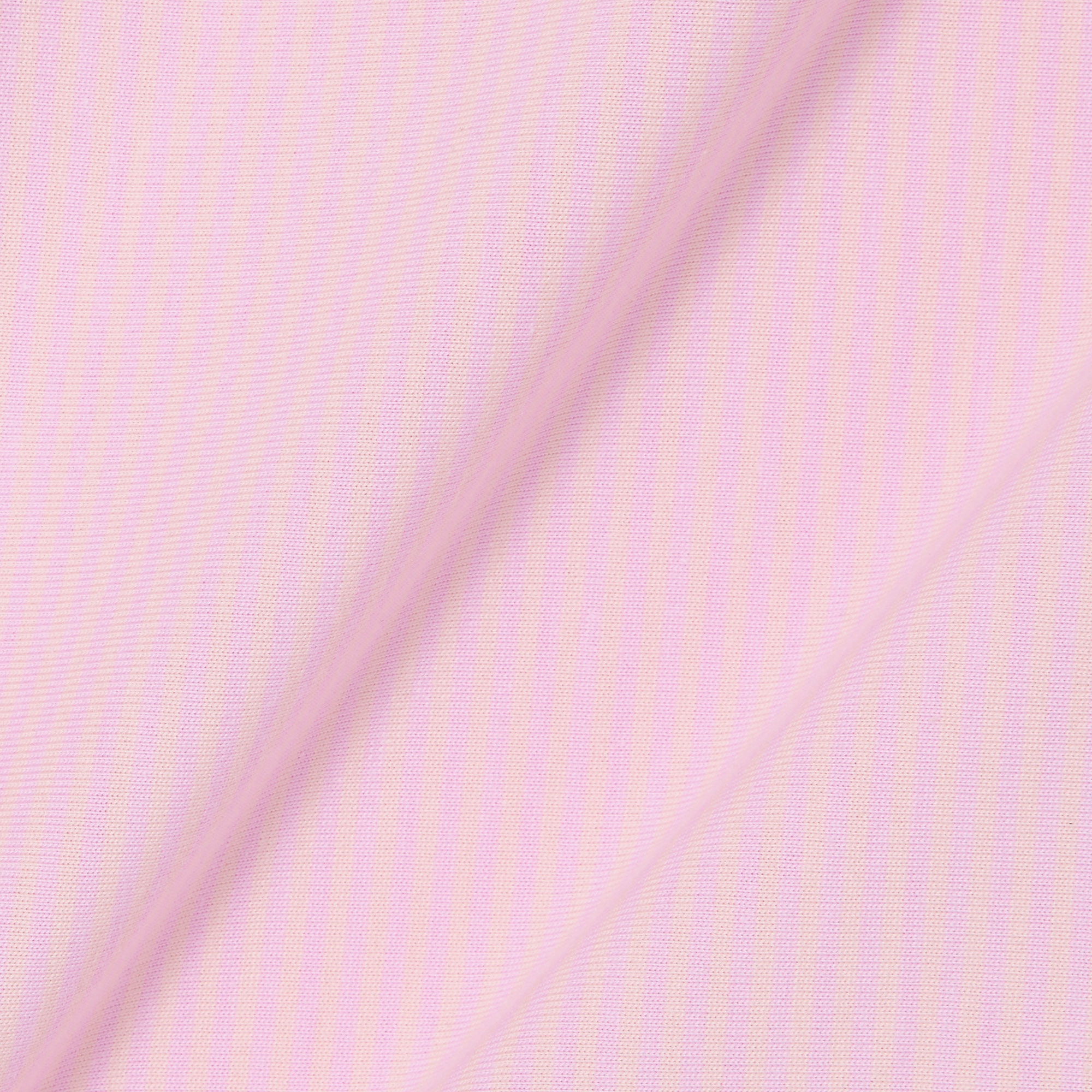 Kadın Regular Fit Bisiklet Yaka Çizgili Pembe T-Shirt