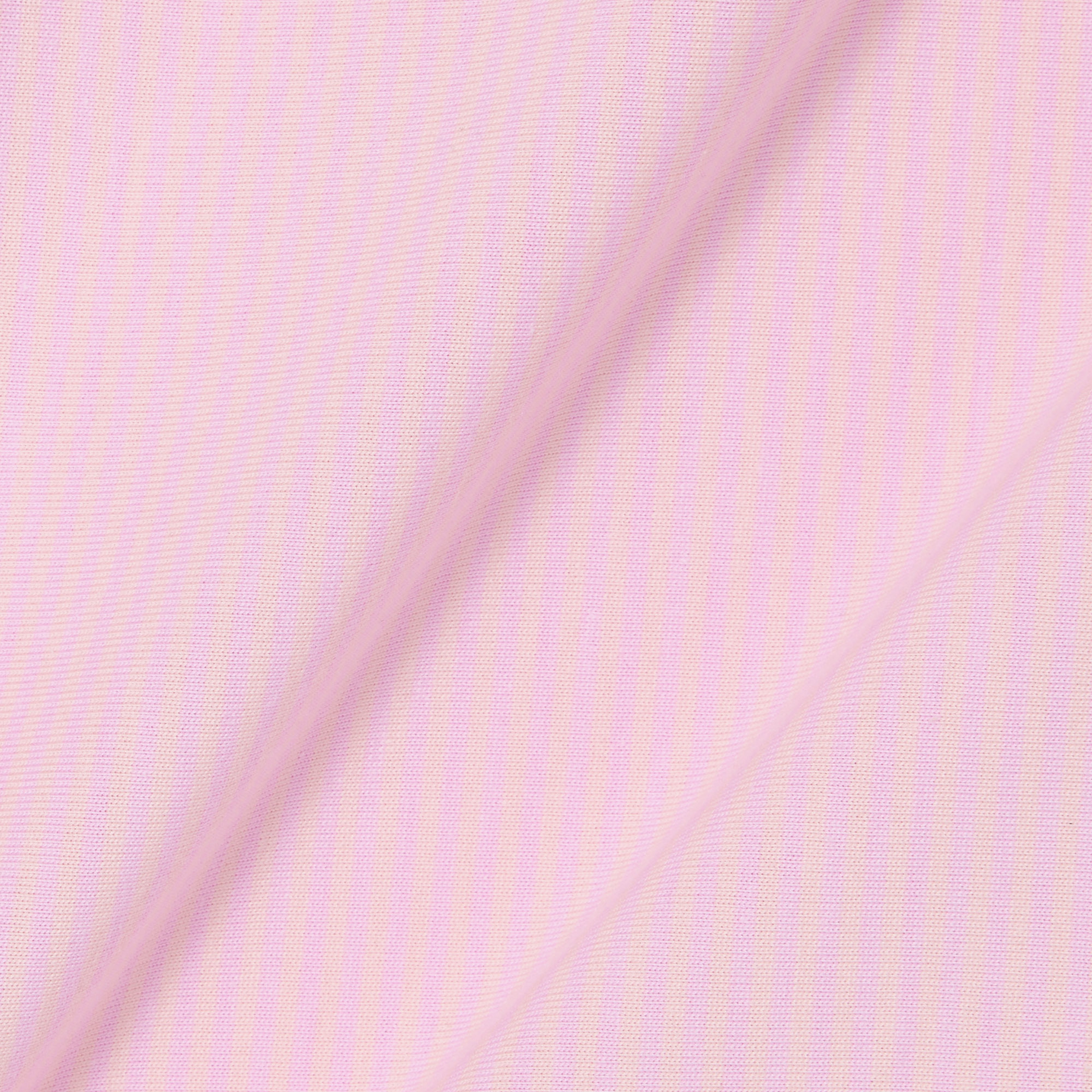 Kadın Regular Fit Bisiklet Yaka Çizgili Pembe T-Shirt