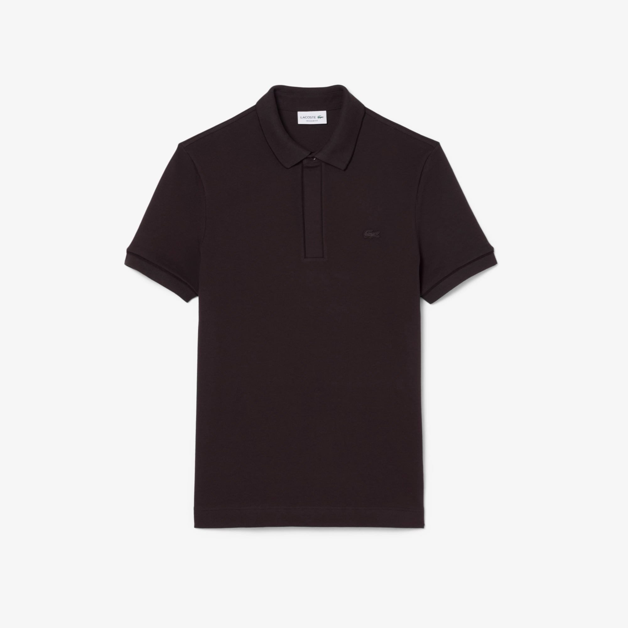 Lacoste Erkek Regular Fit Organik Pamuk Kahverengi Paris Polo görsel 5