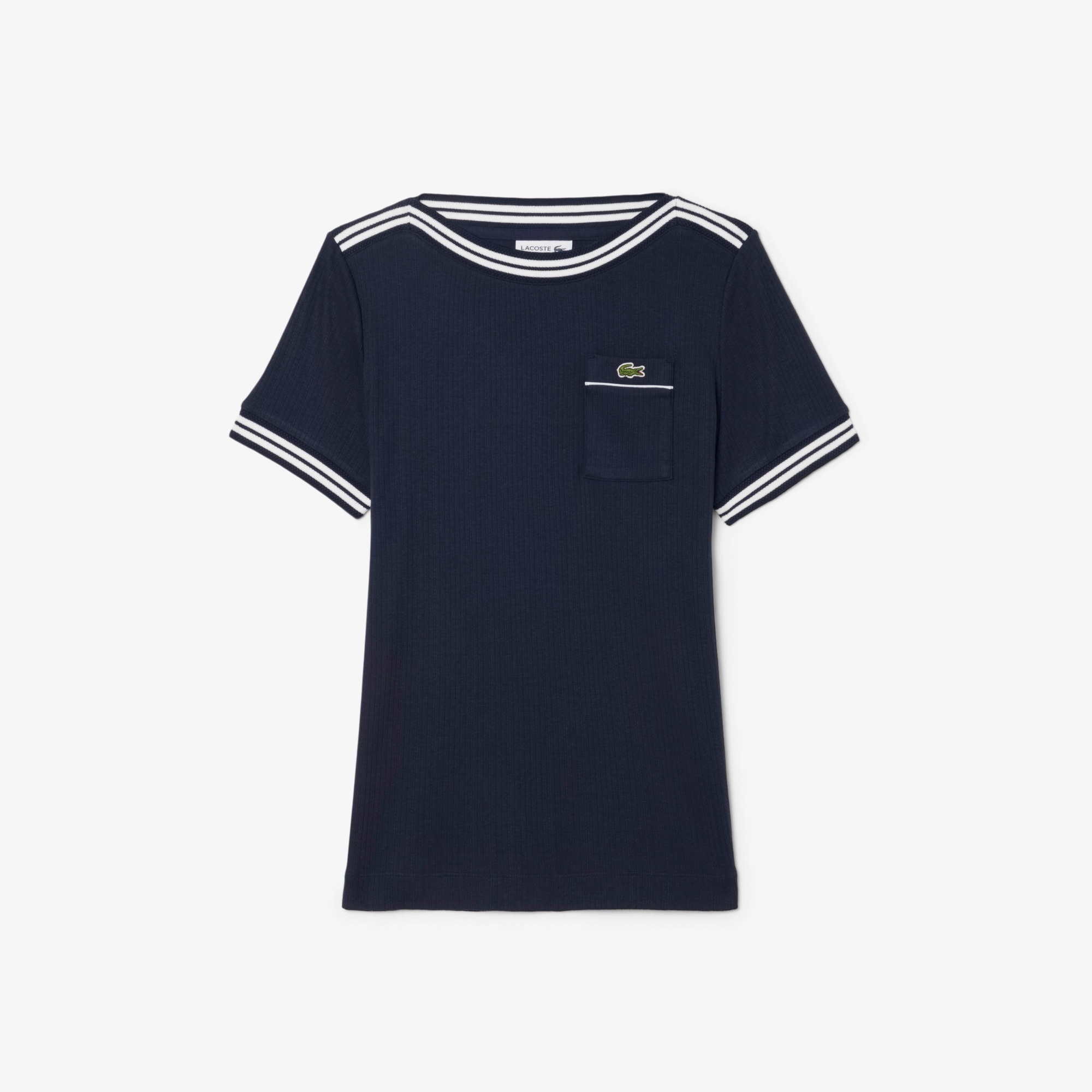 Kadın Regular Fit Bisiklet Yaka Lacivert T-Shirt