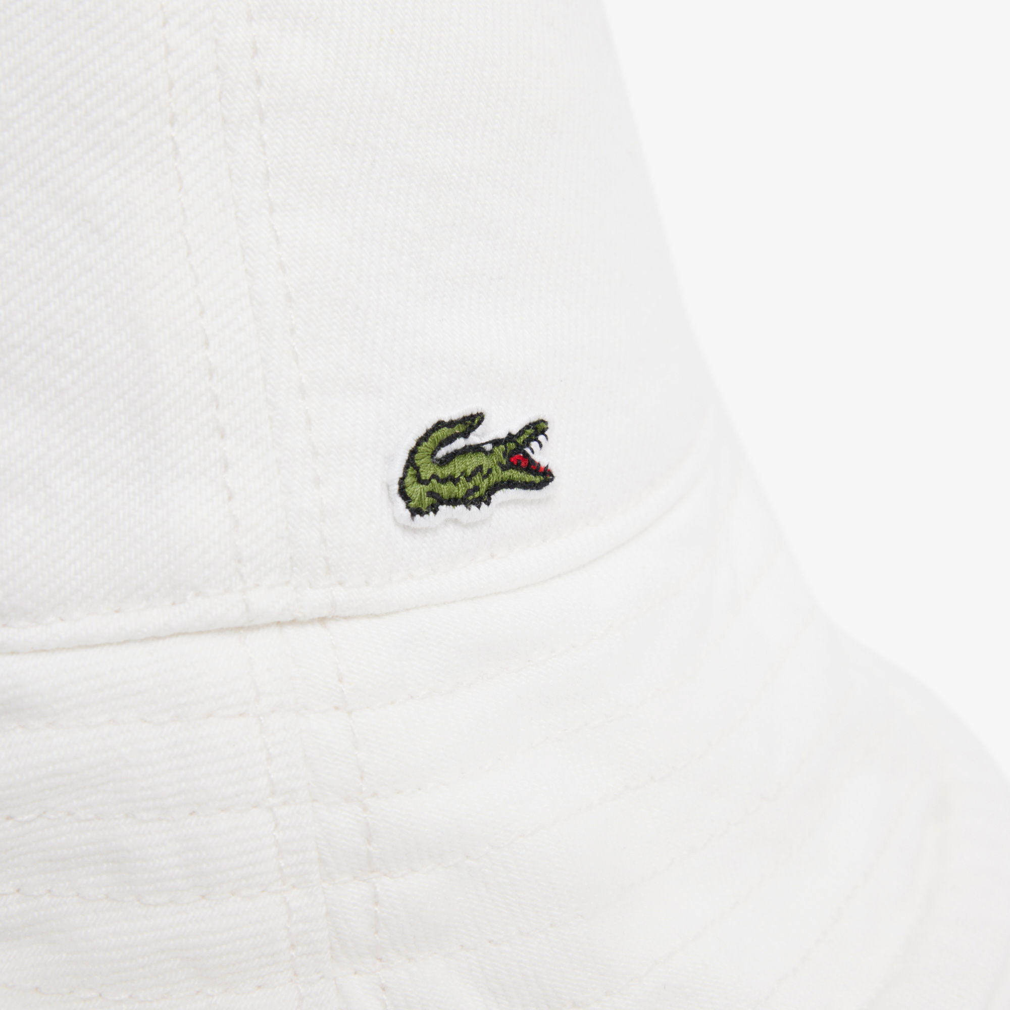 Lacoste Kadın Denim Beyaz Şapka görsel 4