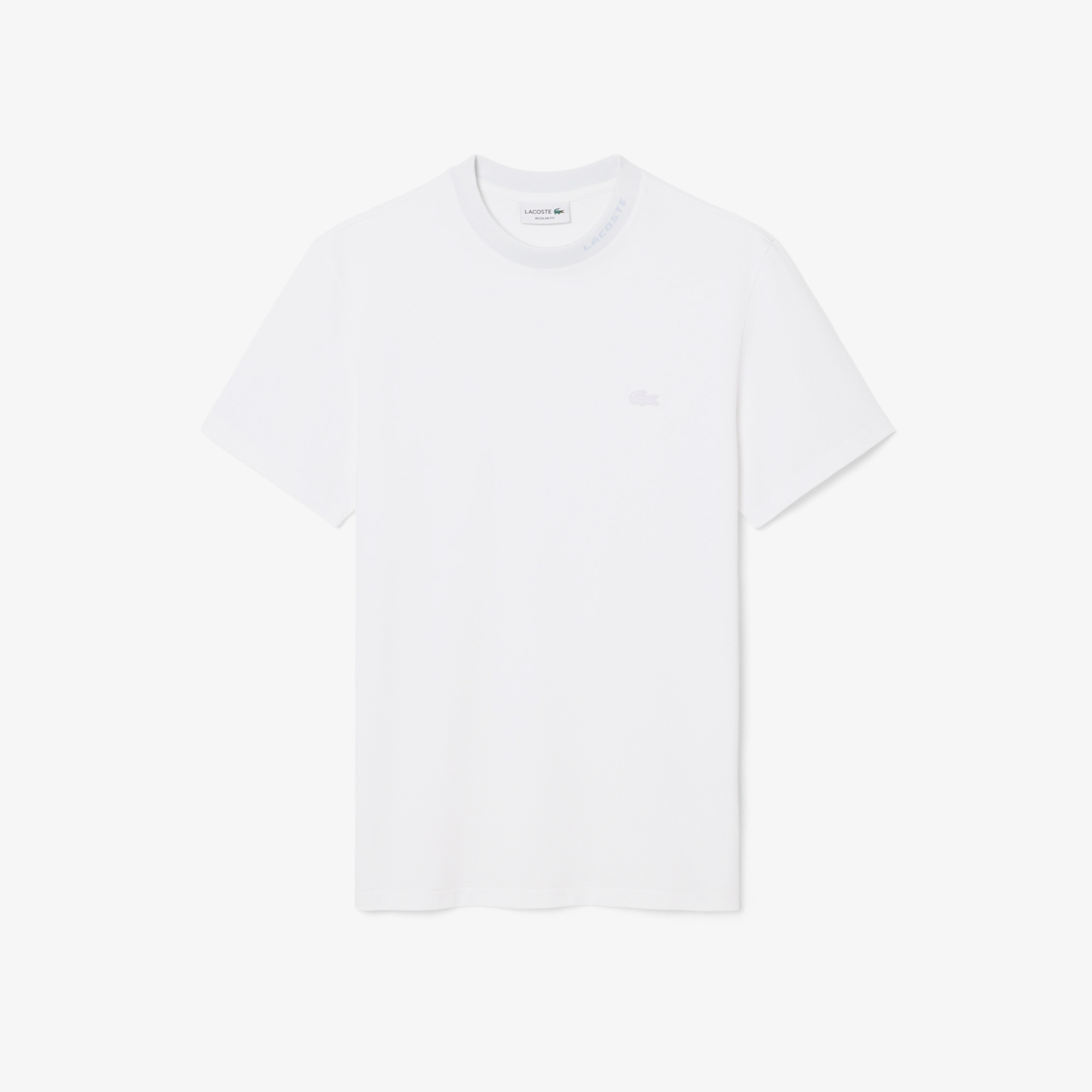 Erkek Regular Fit Bisiklet Yaka Beyaz T-Shirt