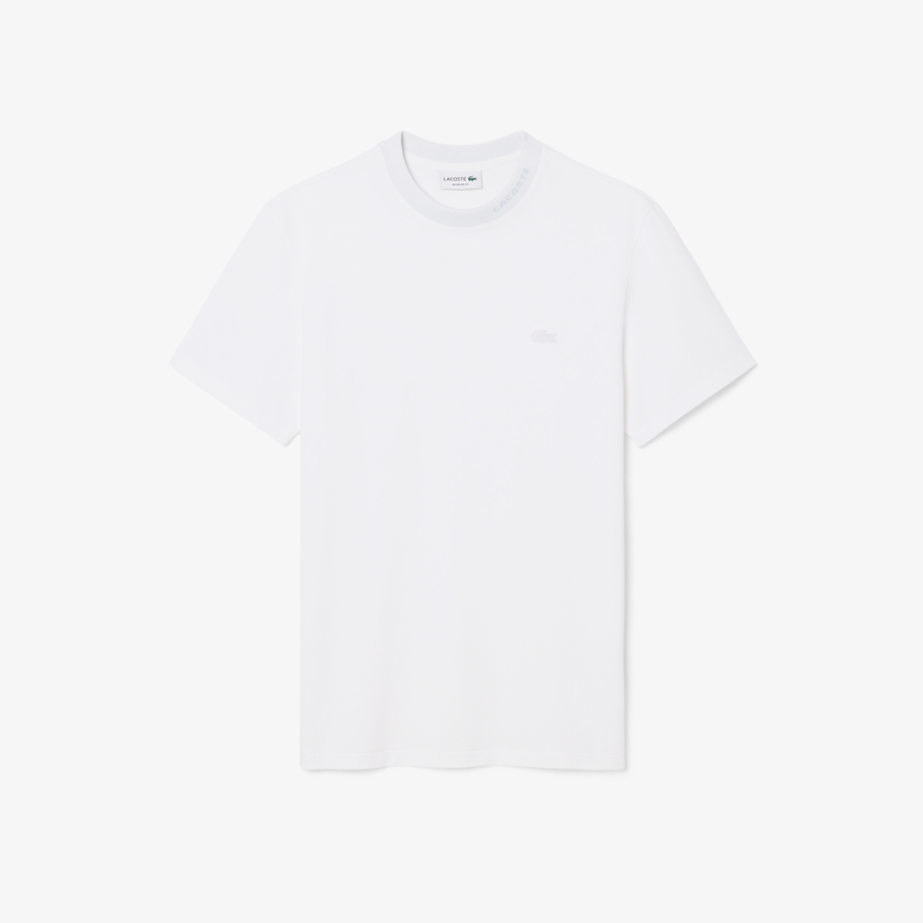 Erkek Regular Fit Bisiklet Yaka Beyaz T-Shirt