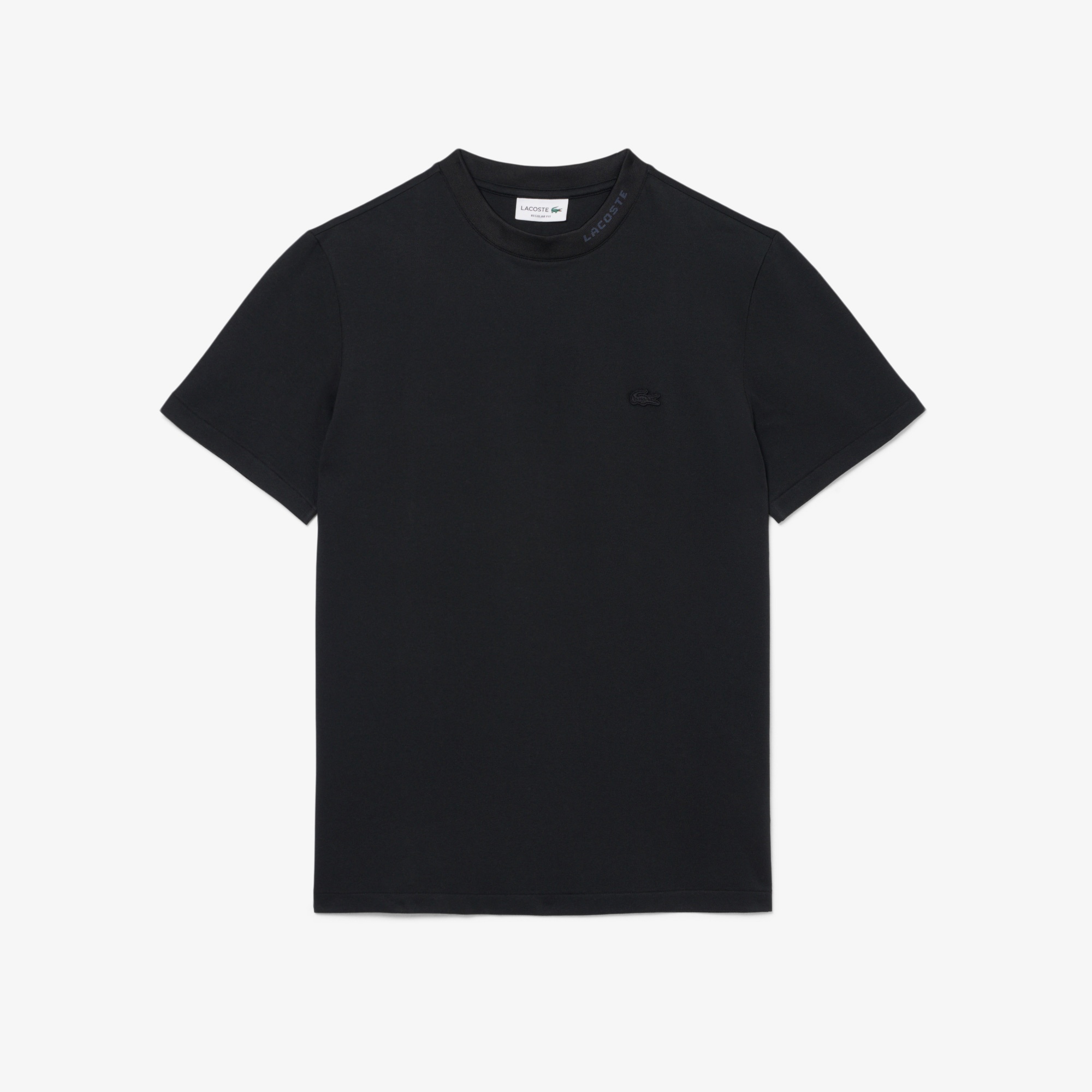 Erkek Regular Fit Bisiklet Yaka Siyah T-Shirt