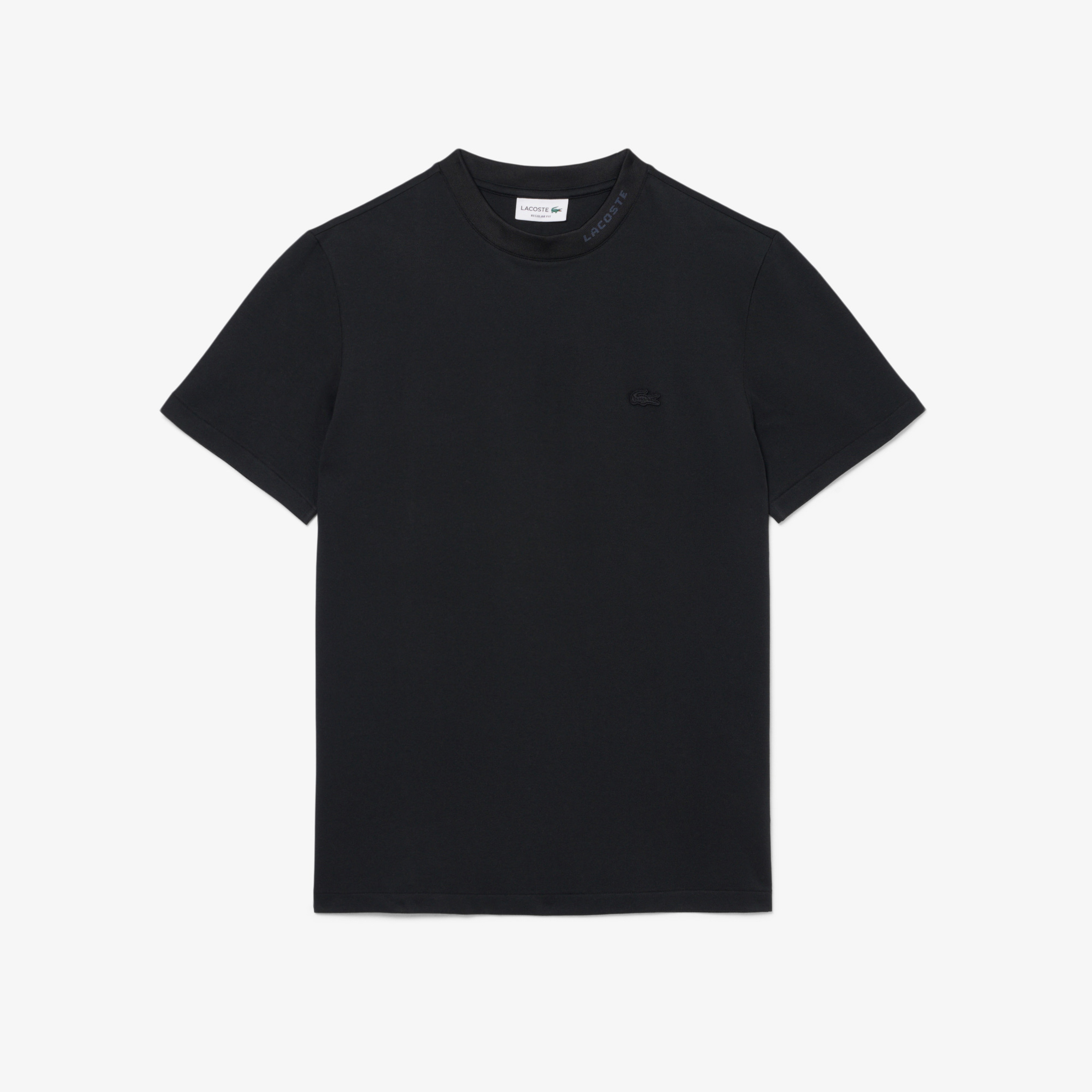 Erkek Regular Fit Bisiklet Yaka Siyah T-Shirt