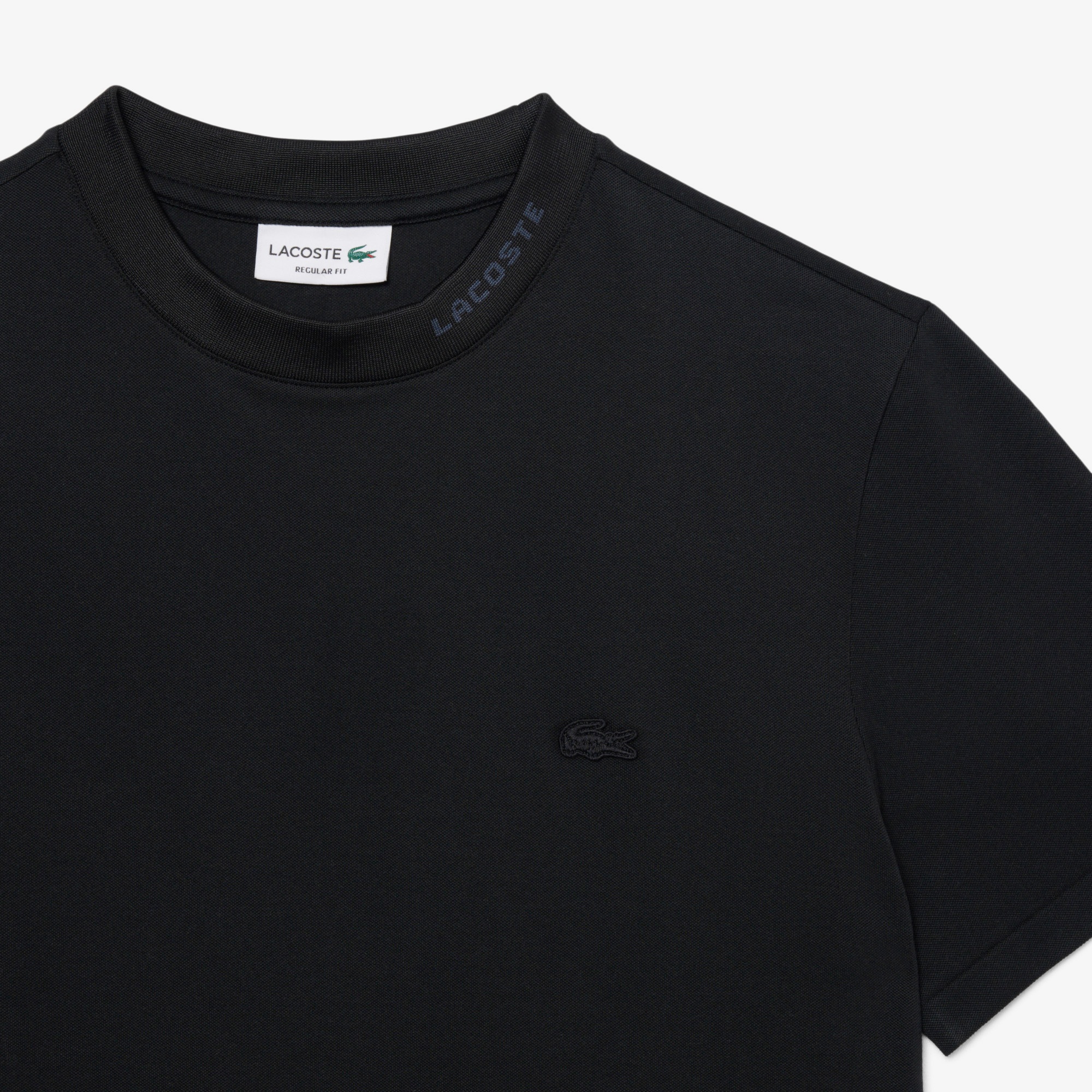 Erkek Regular Fit Bisiklet Yaka Siyah T-Shirt