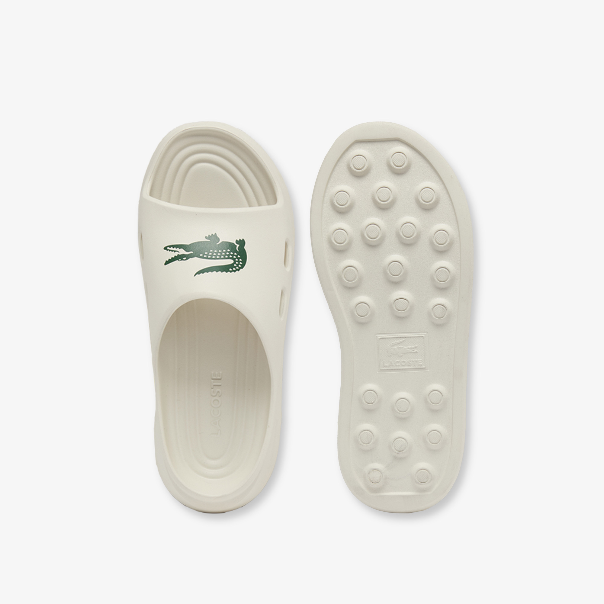 Lacoste Meduz Slide Erkek Beyaz Terlik görsel 4