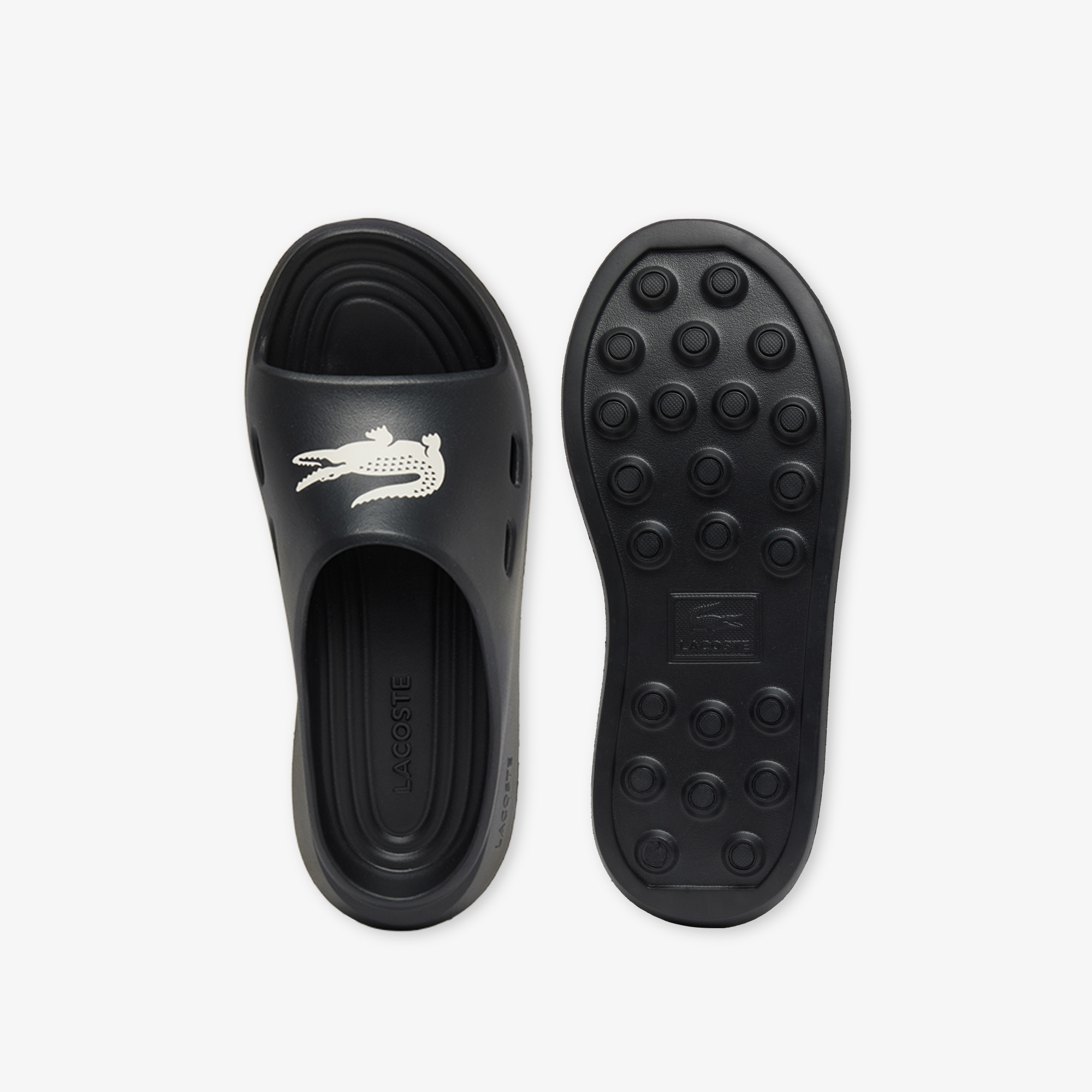 Lacoste Meduz Slide Erkek Siyah Terlik görsel 4
