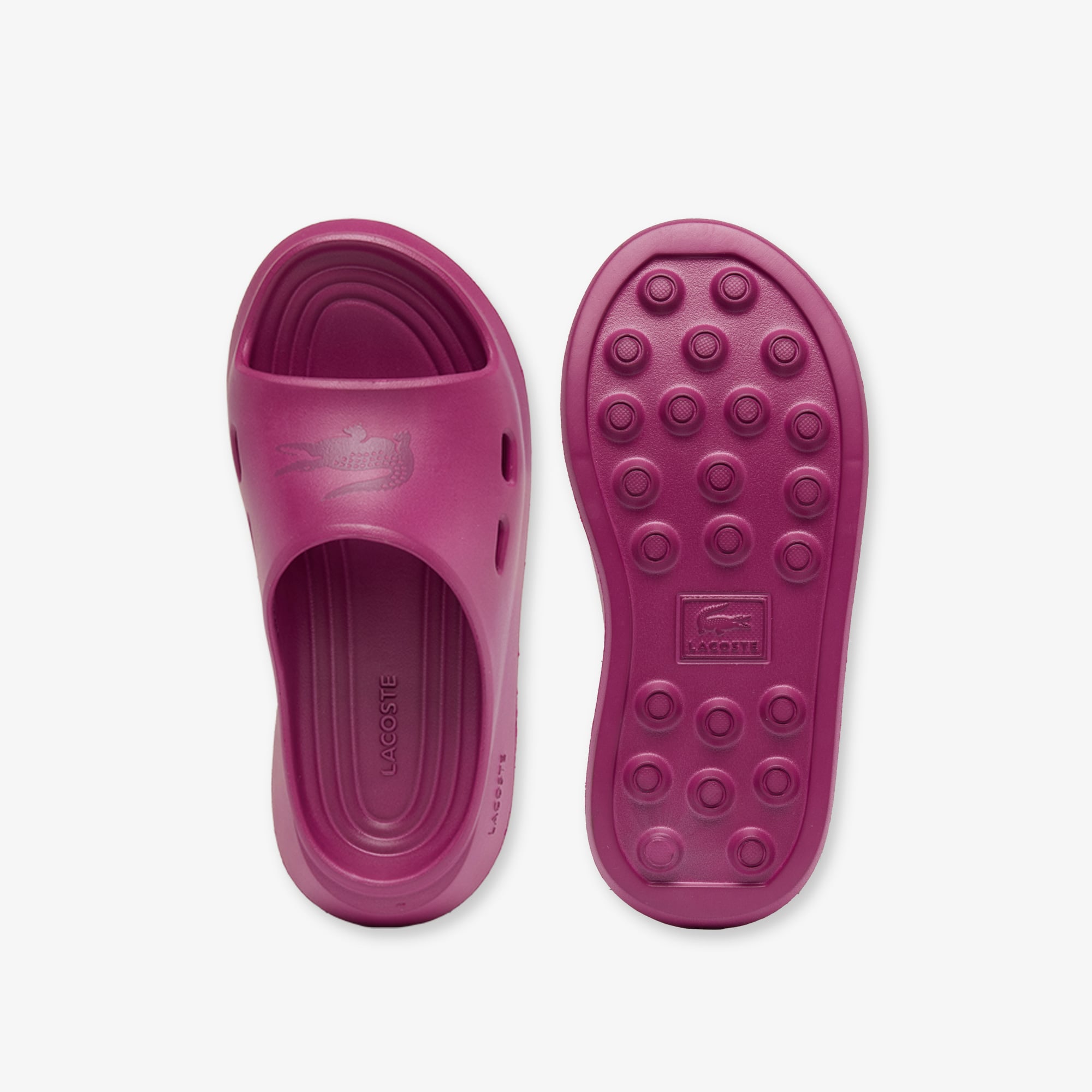 Lacoste Meduz Slide Kadın Mor Terlik görsel 4