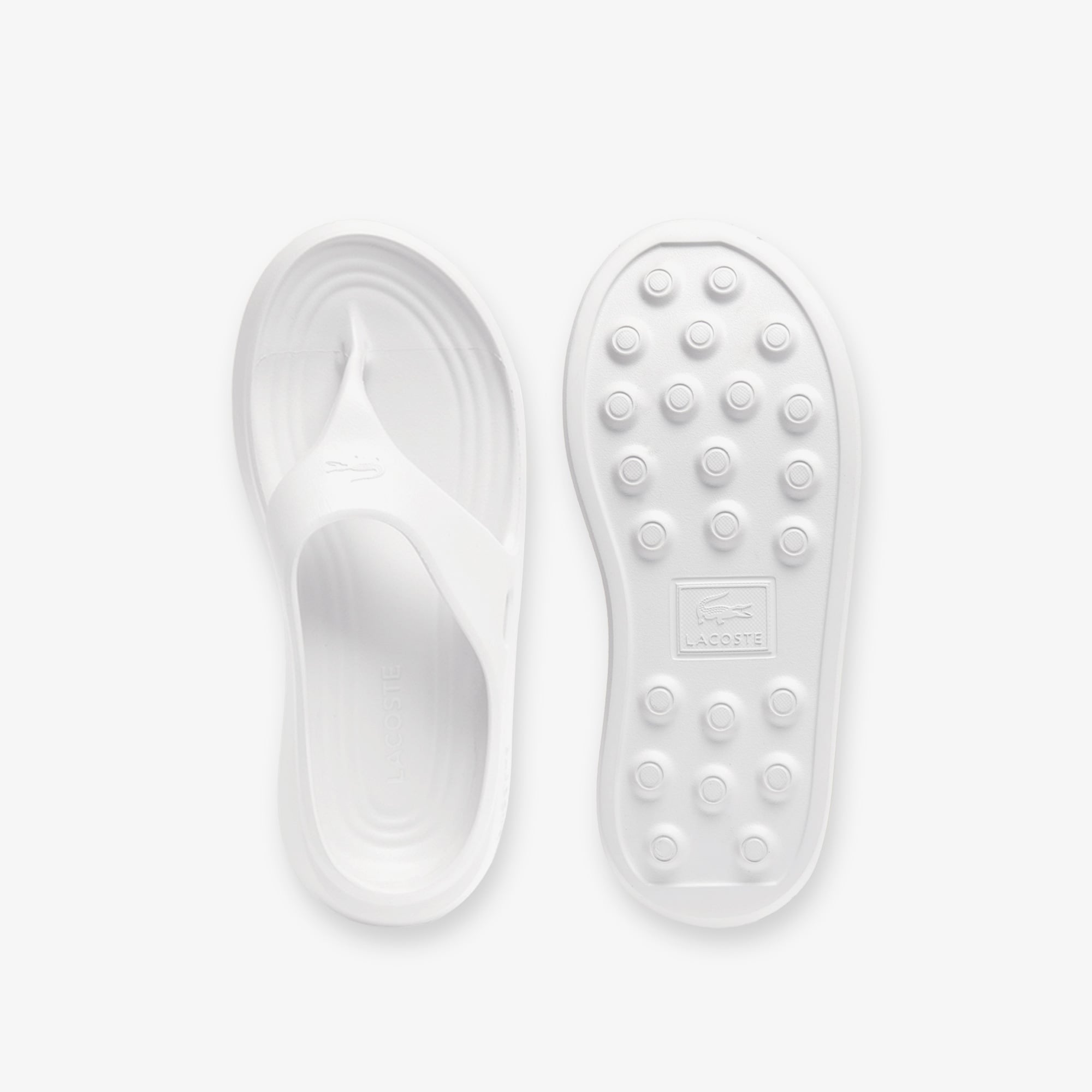Lacoste Meduz Flip Flop Kadın Beyaz Terlik görsel 4