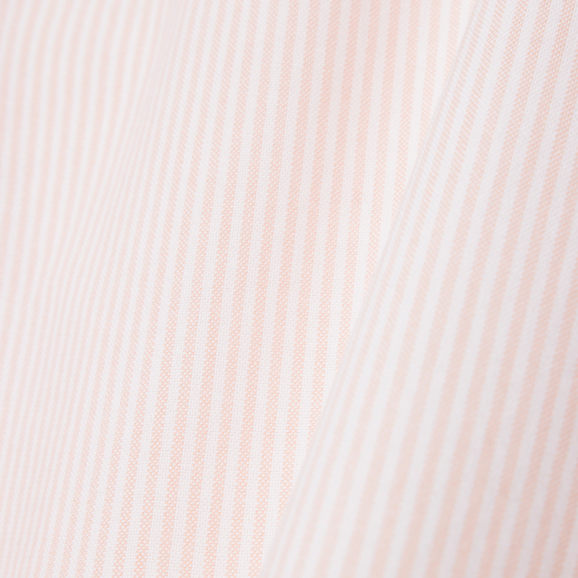 Erkek Regular Fit Çizgili Organik Pamuk Pembe Gömlek