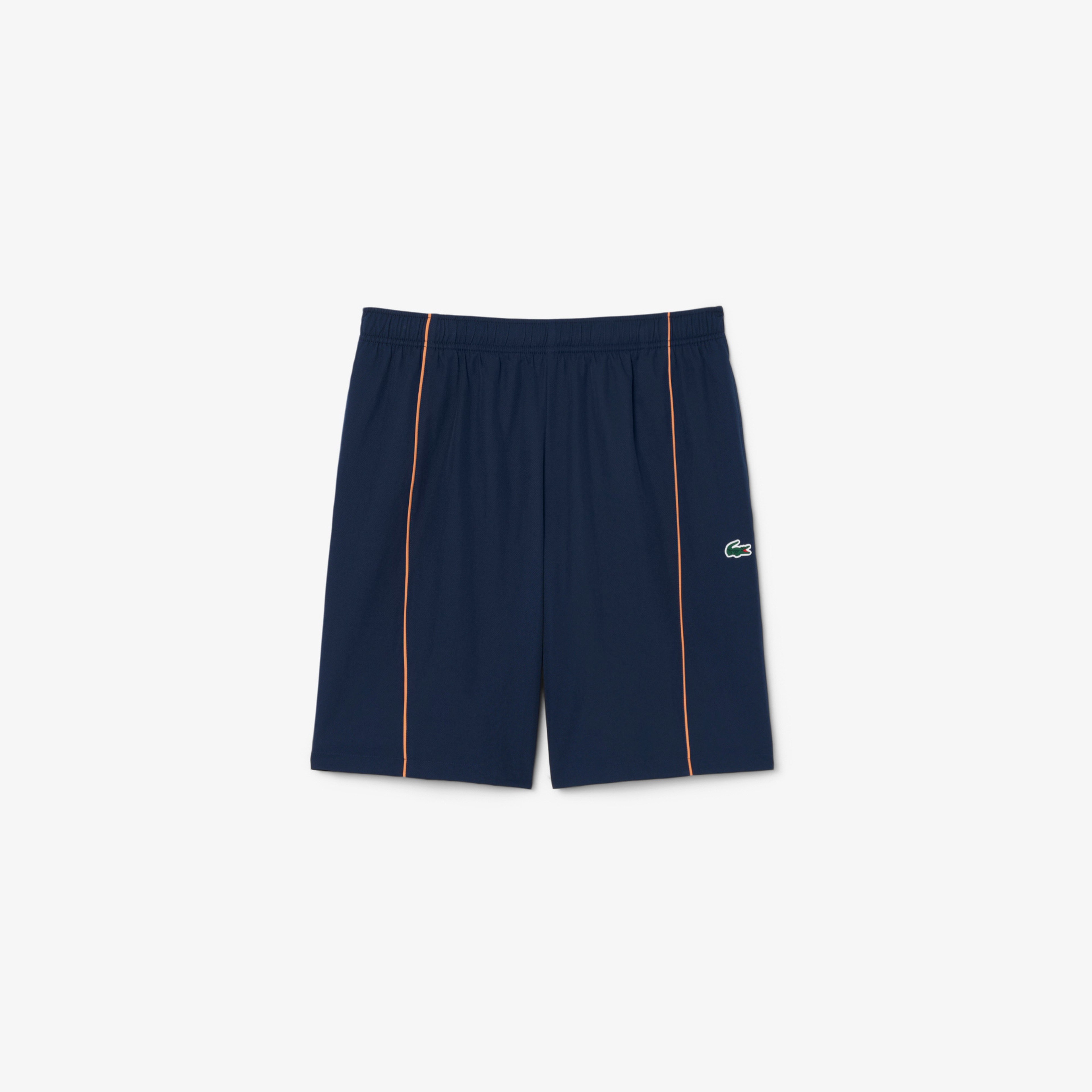 Erkek Regular Fit Baskılı Lacivert Şort